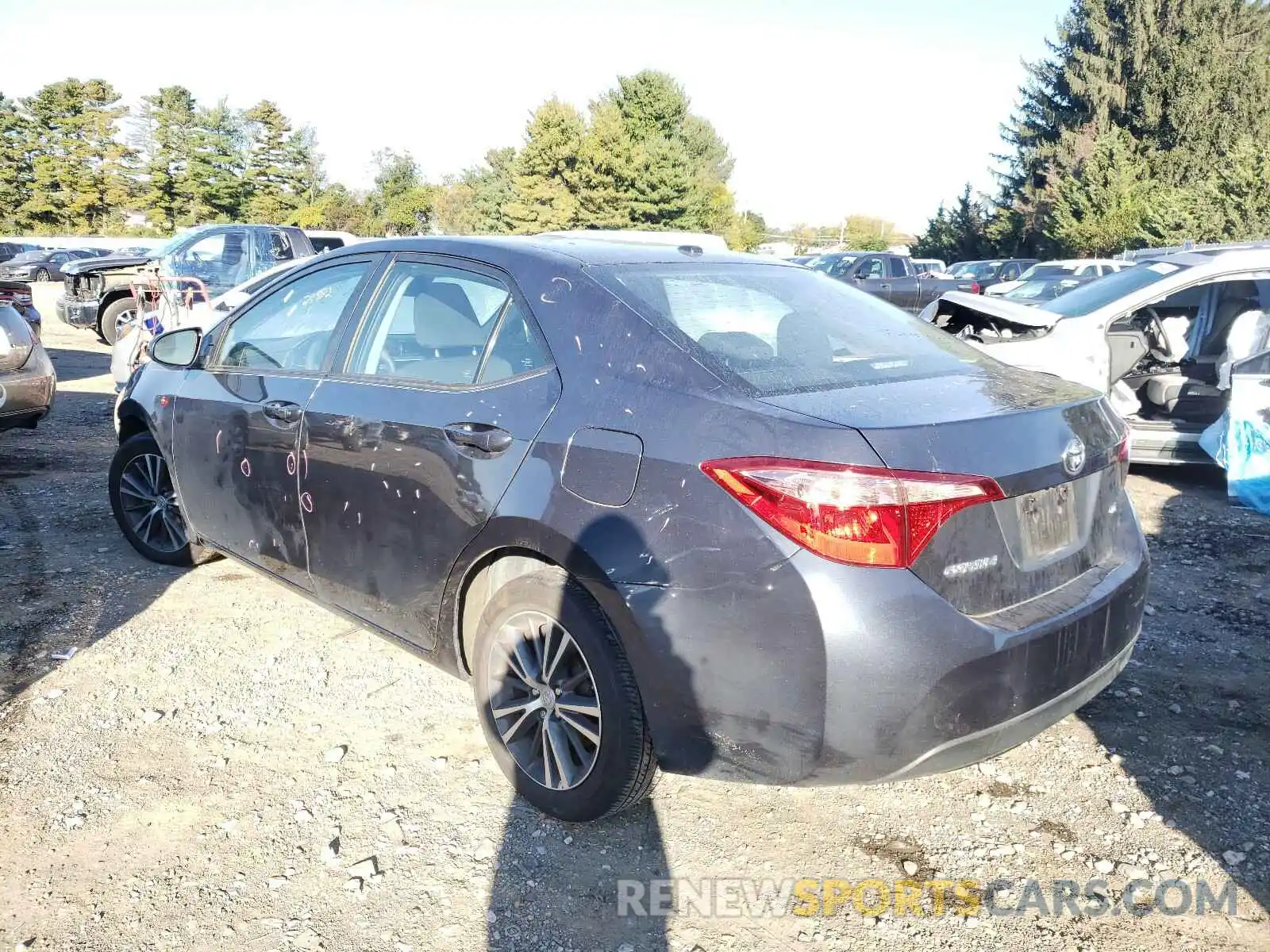 3 Photograph of a damaged car 2T1BURHE1KC139905 TOYOTA COROLLA 2019