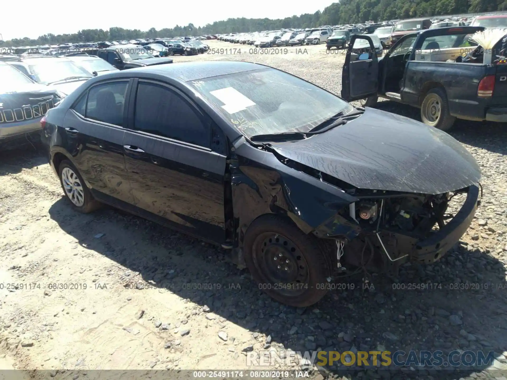 1 Photograph of a damaged car 2T1BURHE1KC140178 TOYOTA COROLLA 2019