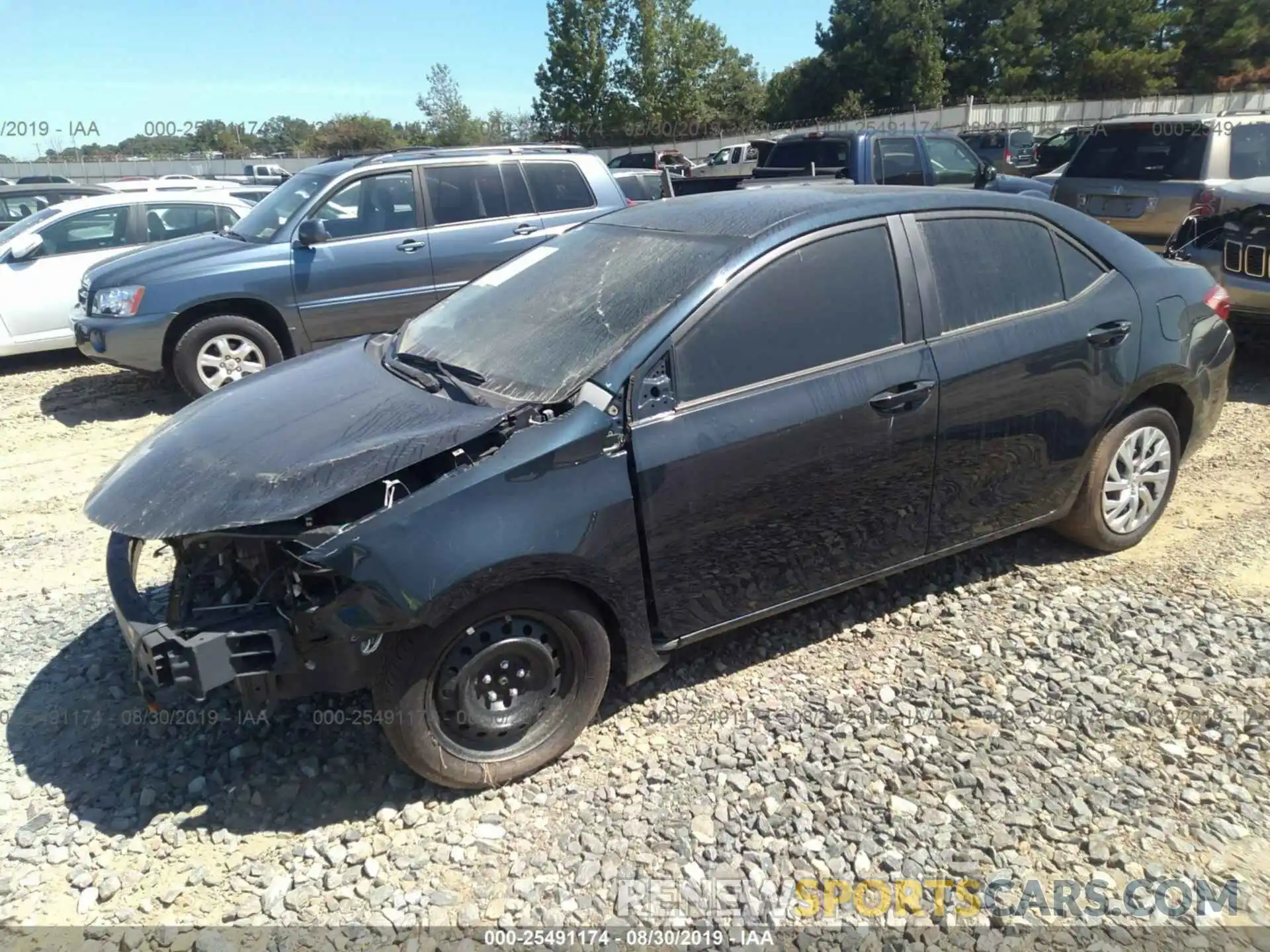 2 Photograph of a damaged car 2T1BURHE1KC140178 TOYOTA COROLLA 2019