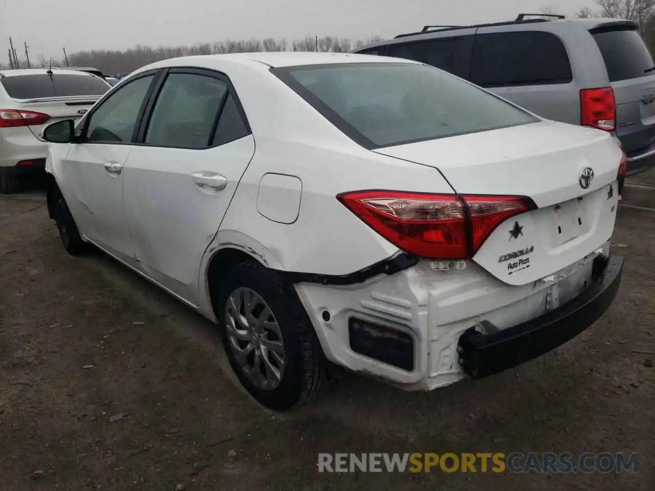 3 Фотография поврежденного автомобиля 2T1BURHE1KC140617 TOYOTA COROLLA 2019