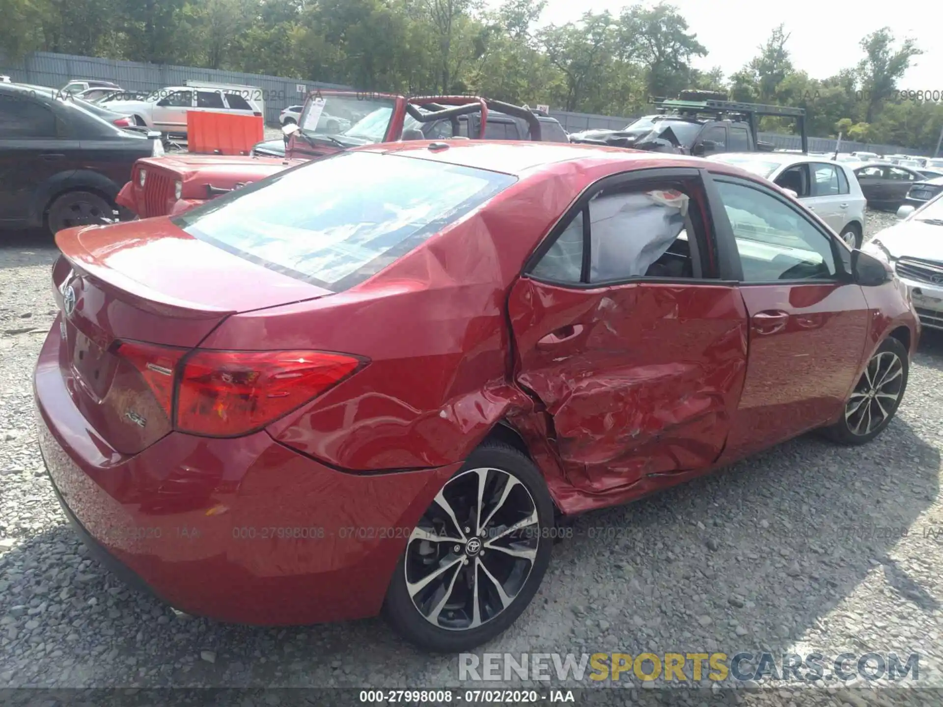 6 Photograph of a damaged car 2T1BURHE1KC140844 TOYOTA COROLLA 2019