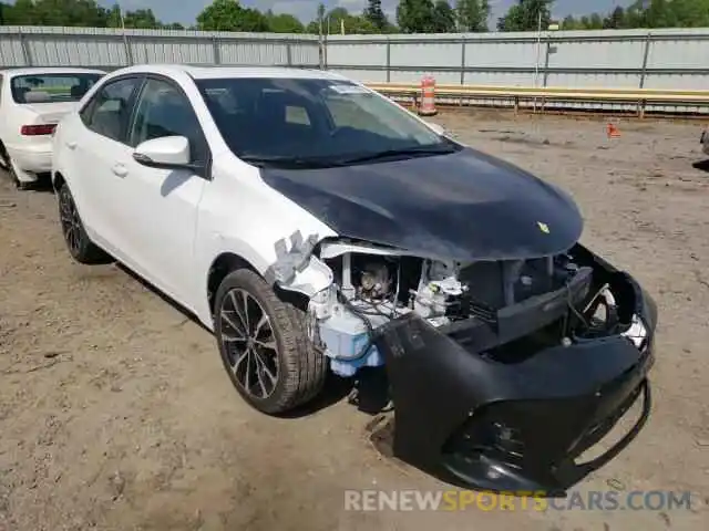 1 Photograph of a damaged car 2T1BURHE1KC141380 TOYOTA COROLLA 2019