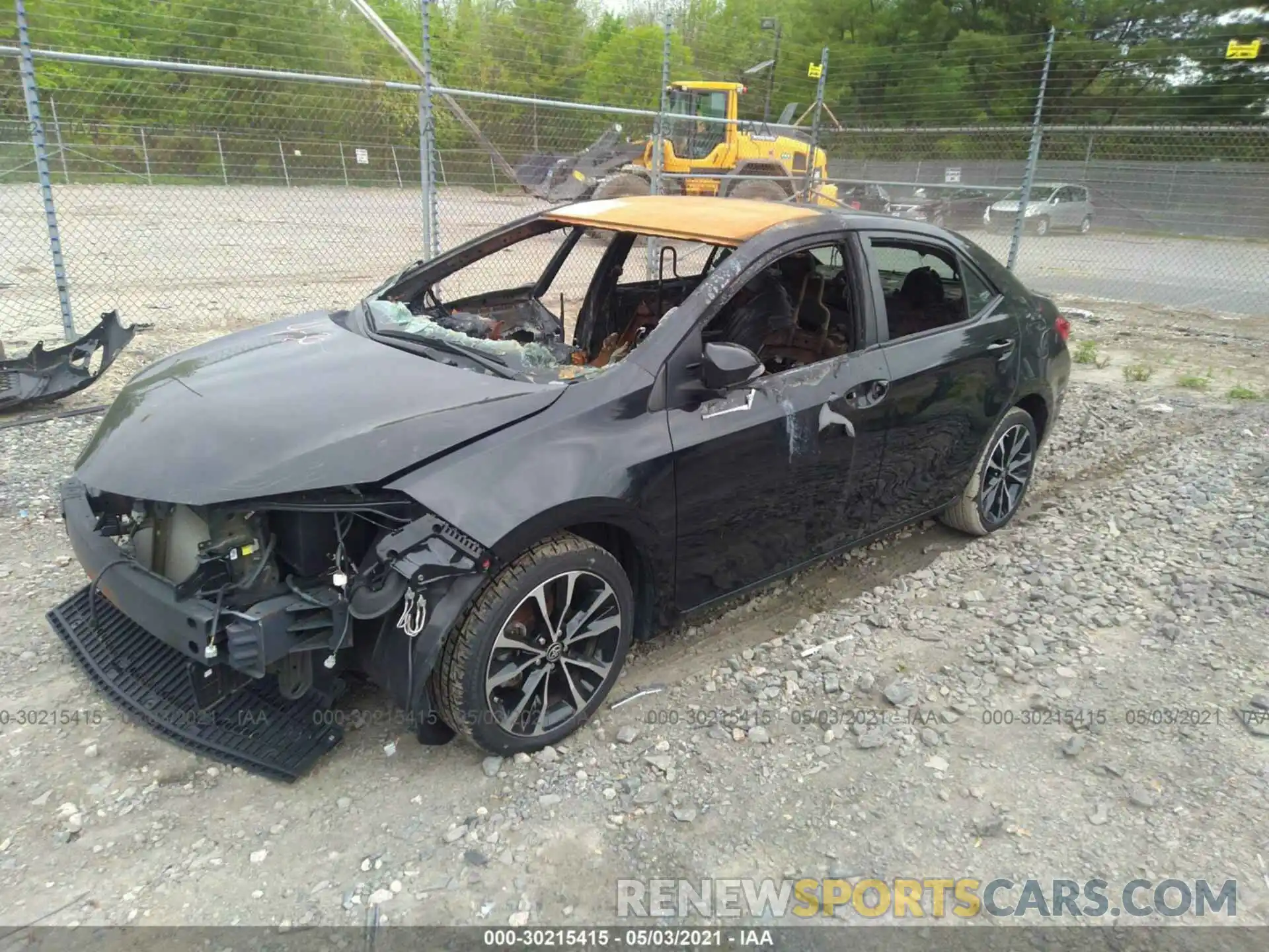 2 Photograph of a damaged car 2T1BURHE1KC141797 TOYOTA COROLLA 2019