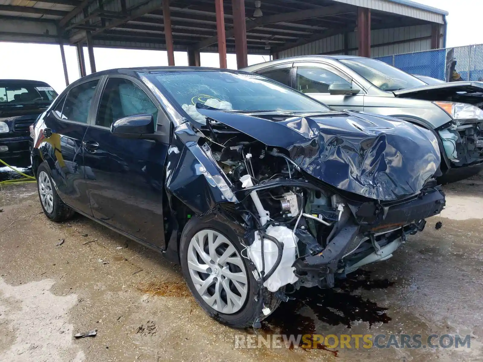 1 Photograph of a damaged car 2T1BURHE1KC142027 TOYOTA COROLLA 2019