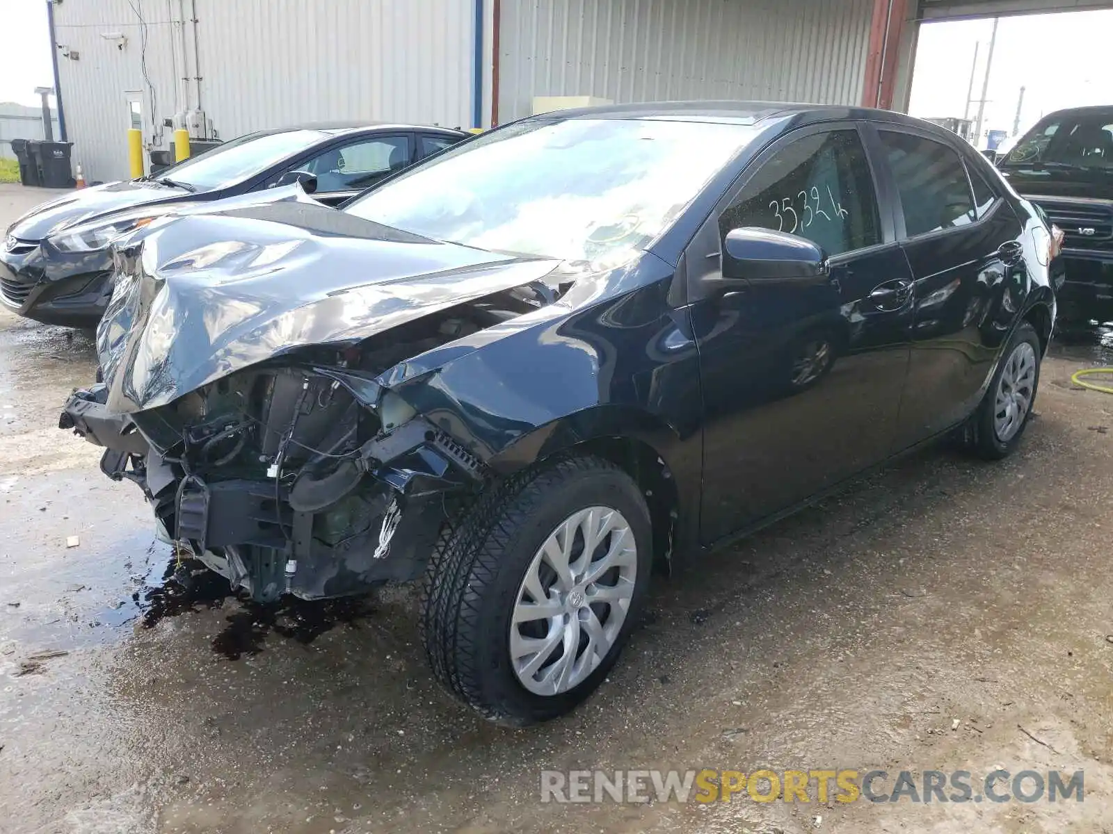 2 Photograph of a damaged car 2T1BURHE1KC142027 TOYOTA COROLLA 2019