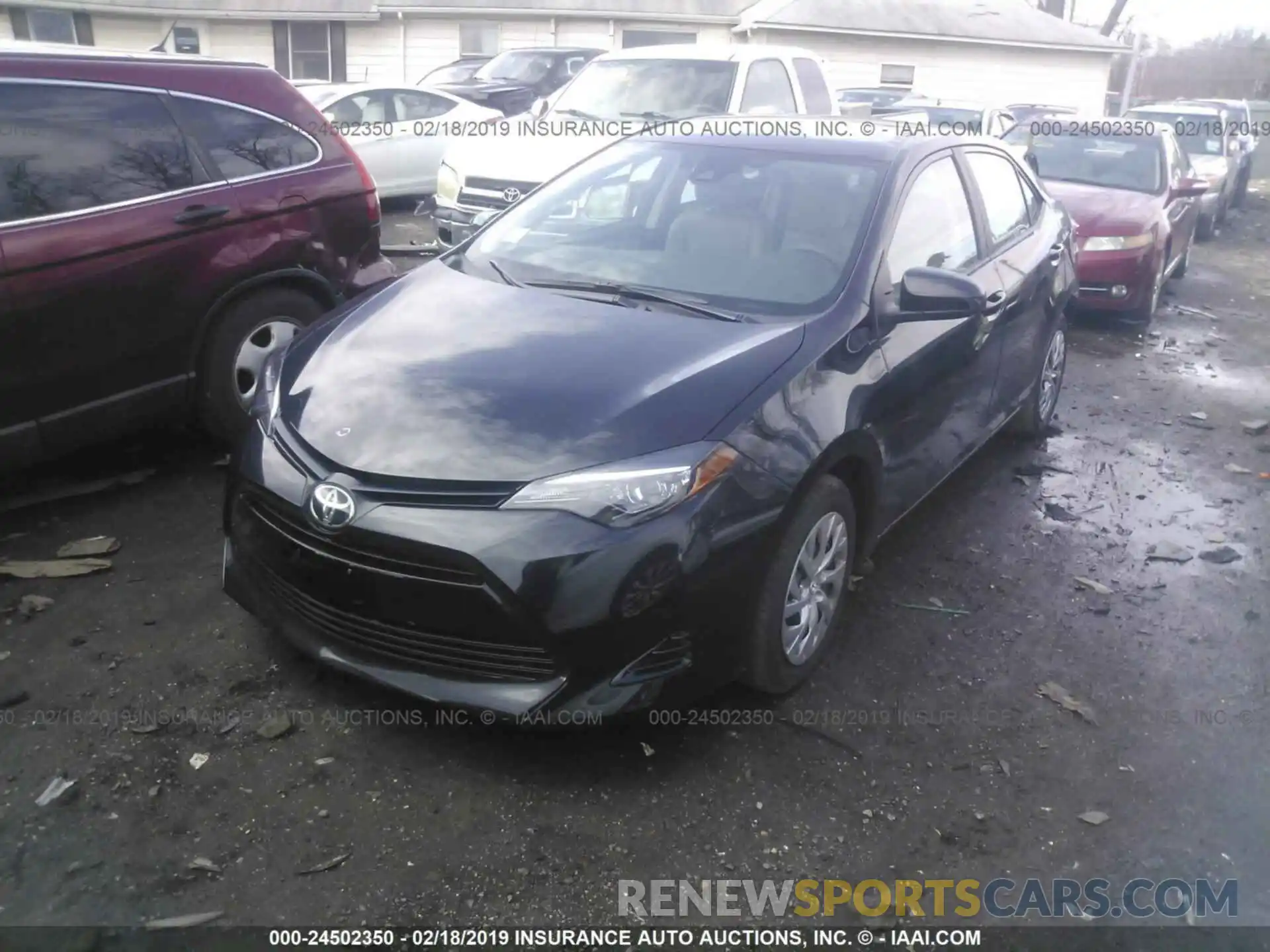 2 Photograph of a damaged car 2T1BURHE1KC142531 TOYOTA COROLLA 2019