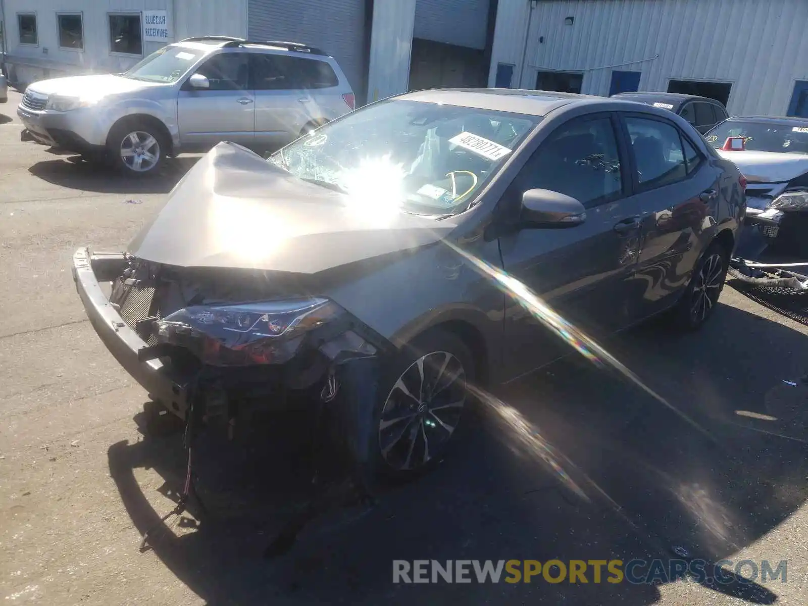 2 Photograph of a damaged car 2T1BURHE1KC142559 TOYOTA COROLLA 2019