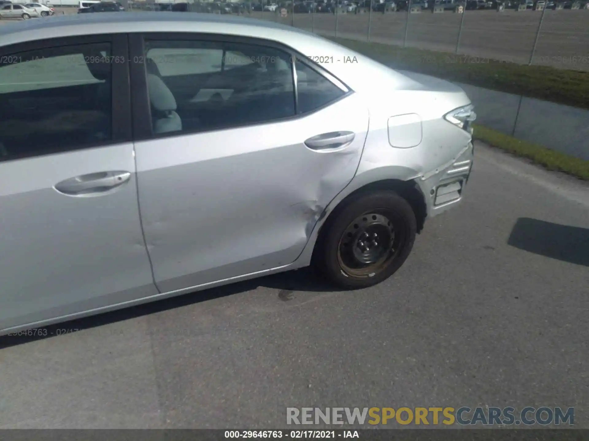 6 Photograph of a damaged car 2T1BURHE1KC143002 TOYOTA COROLLA 2019