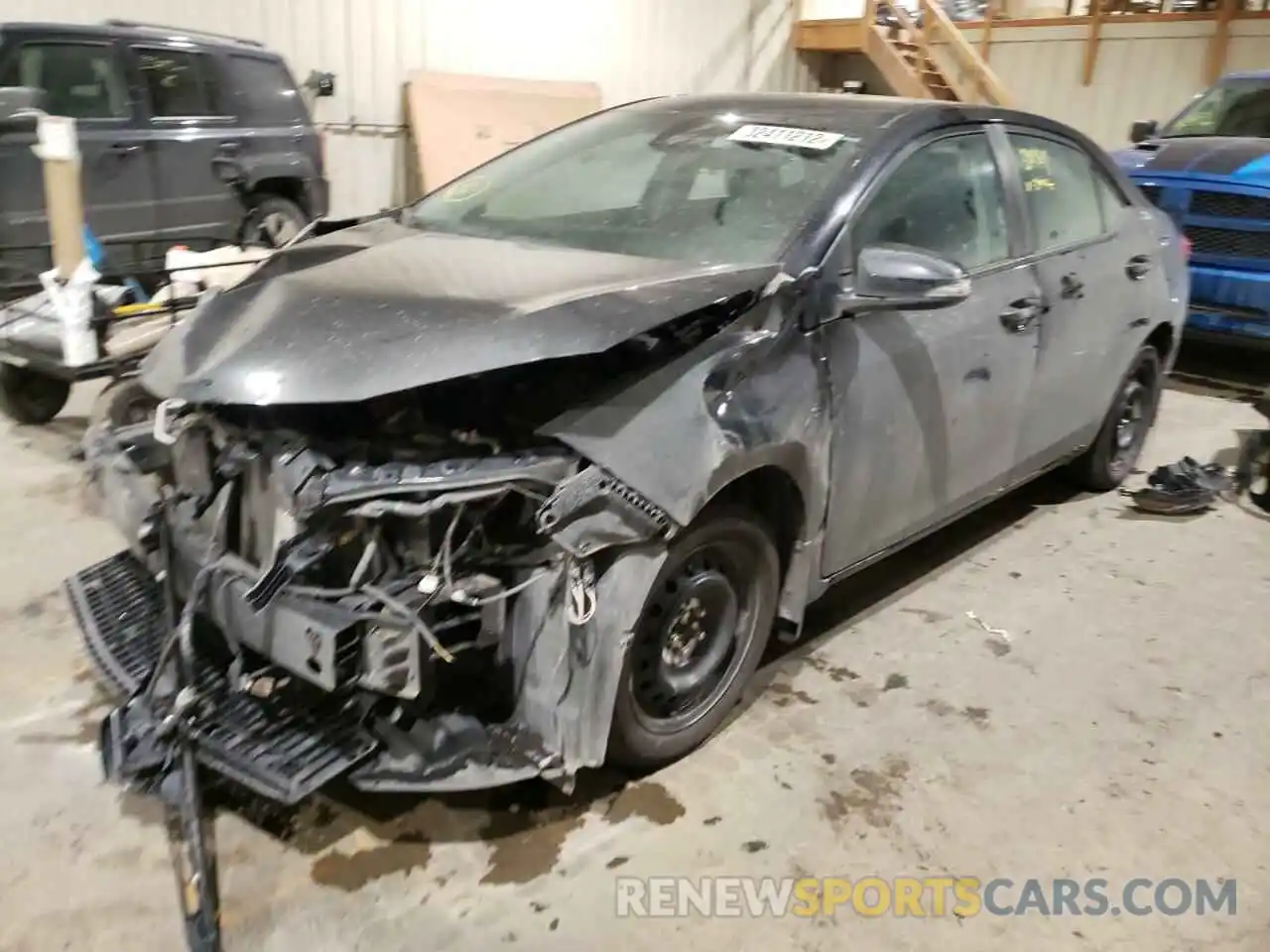 2 Photograph of a damaged car 2T1BURHE1KC143047 TOYOTA COROLLA 2019