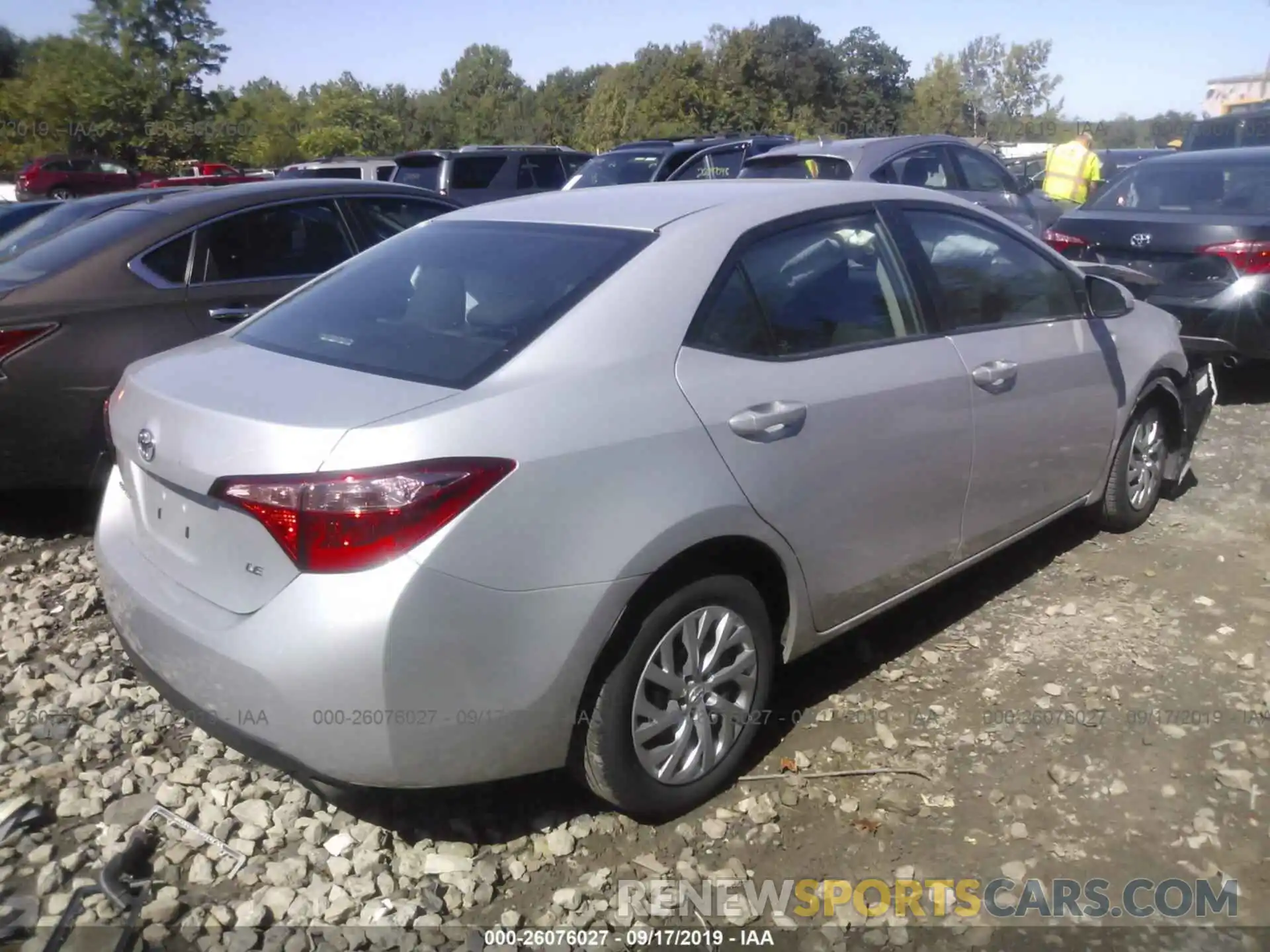 4 Photograph of a damaged car 2T1BURHE1KC143534 TOYOTA COROLLA 2019