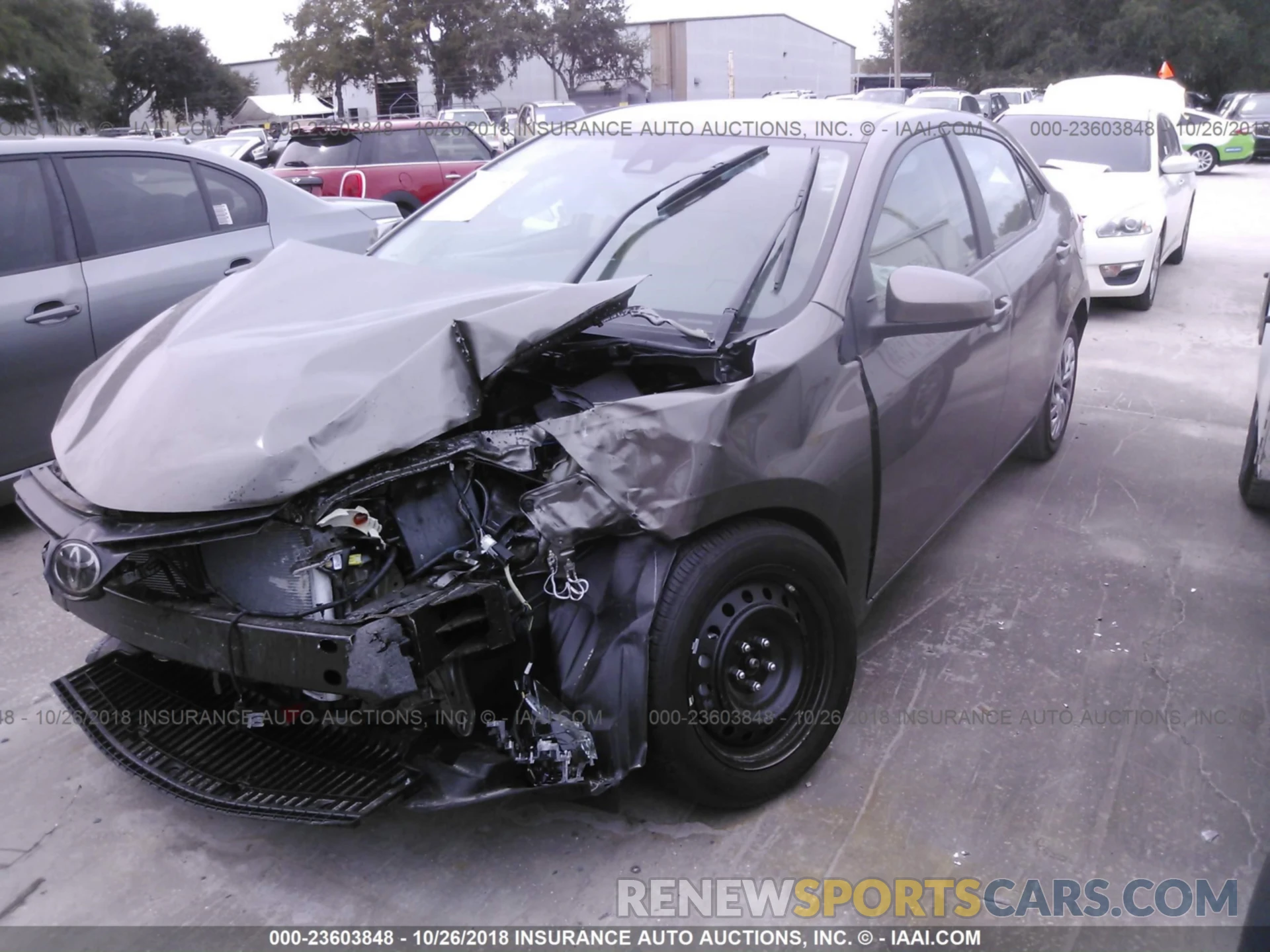 2 Photograph of a damaged car 2T1BURHE1KC144635 TOYOTA COROLLA 2019