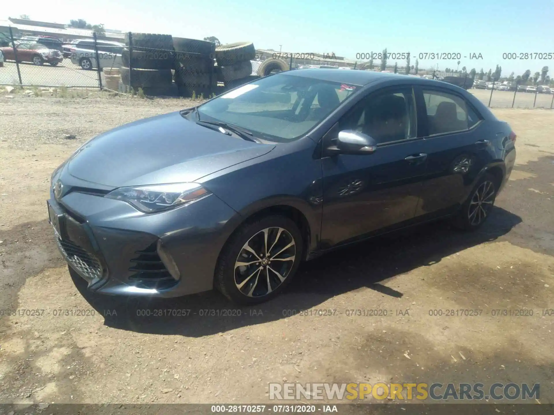 2 Photograph of a damaged car 2T1BURHE1KC144778 TOYOTA COROLLA 2019