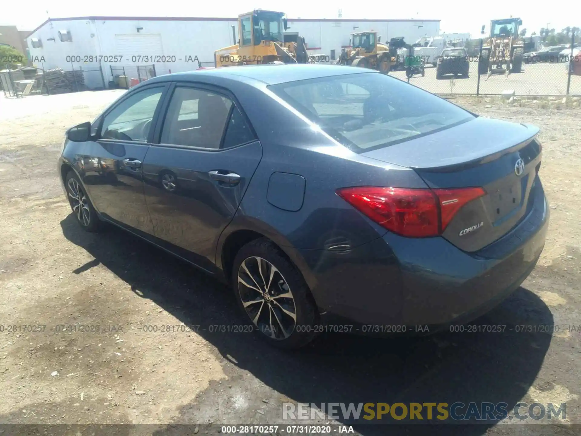 3 Photograph of a damaged car 2T1BURHE1KC144778 TOYOTA COROLLA 2019