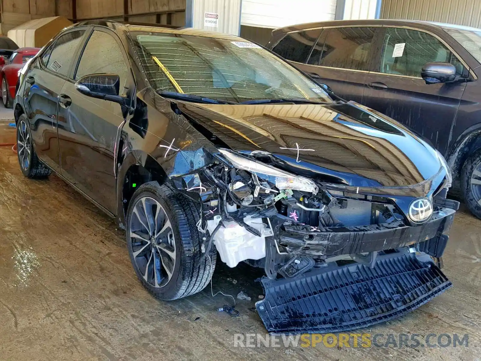 1 Photograph of a damaged car 2T1BURHE1KC145476 TOYOTA COROLLA 2019