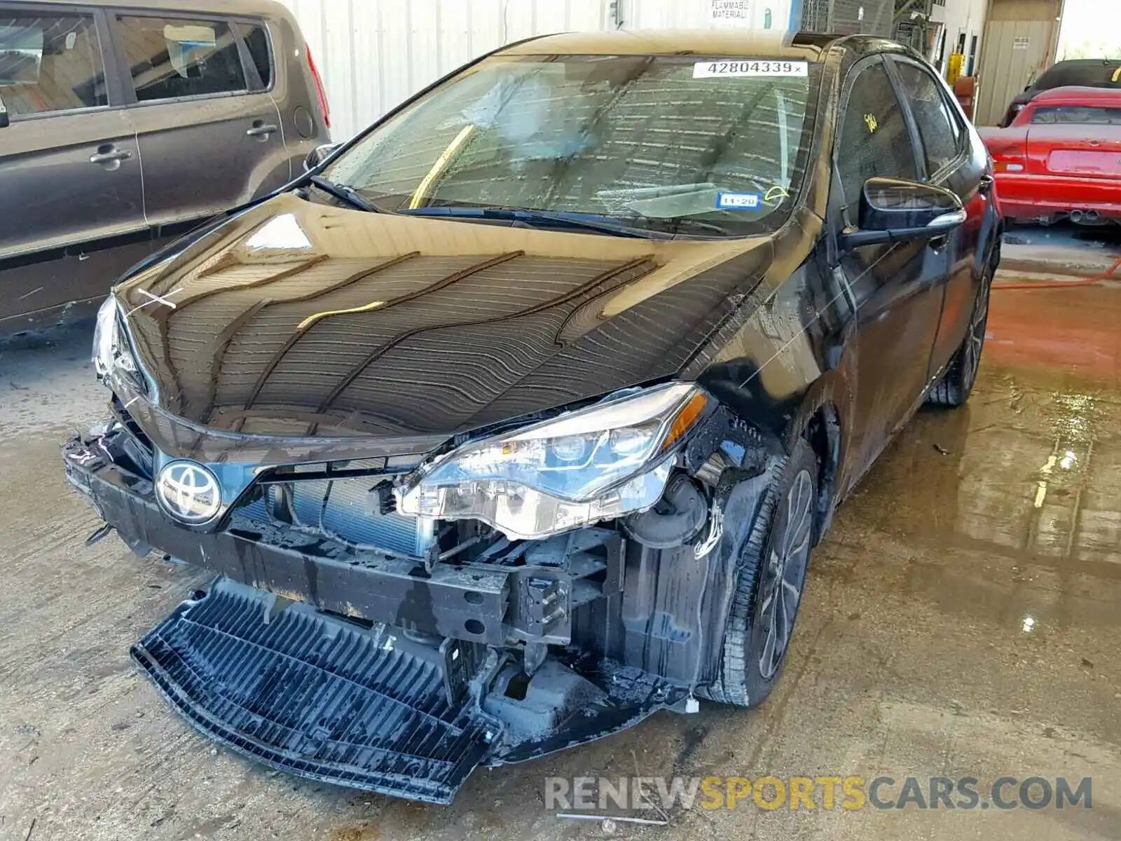 2 Photograph of a damaged car 2T1BURHE1KC145476 TOYOTA COROLLA 2019