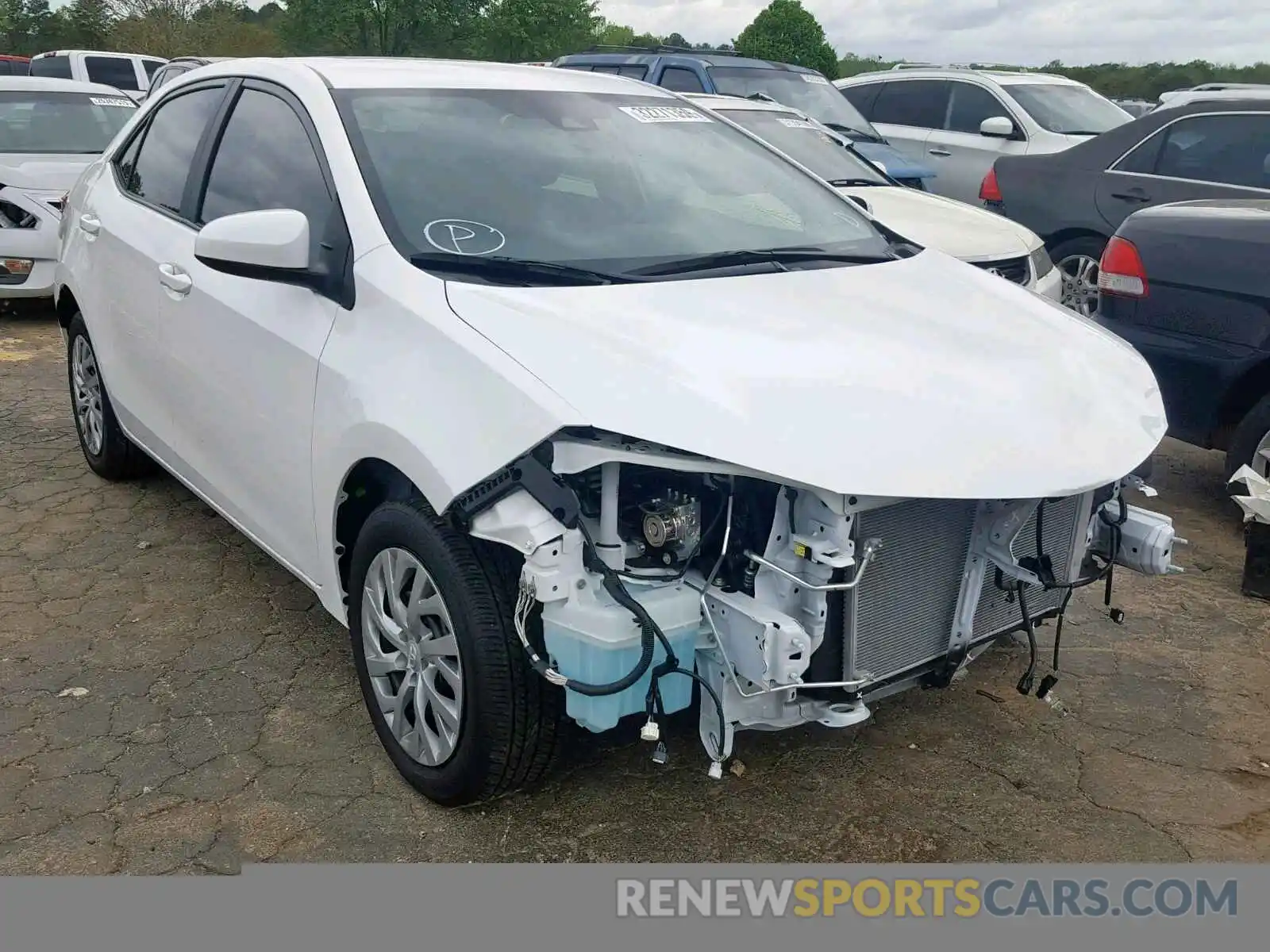 1 Фотография поврежденного автомобиля 2T1BURHE1KC145686 TOYOTA COROLLA 2019