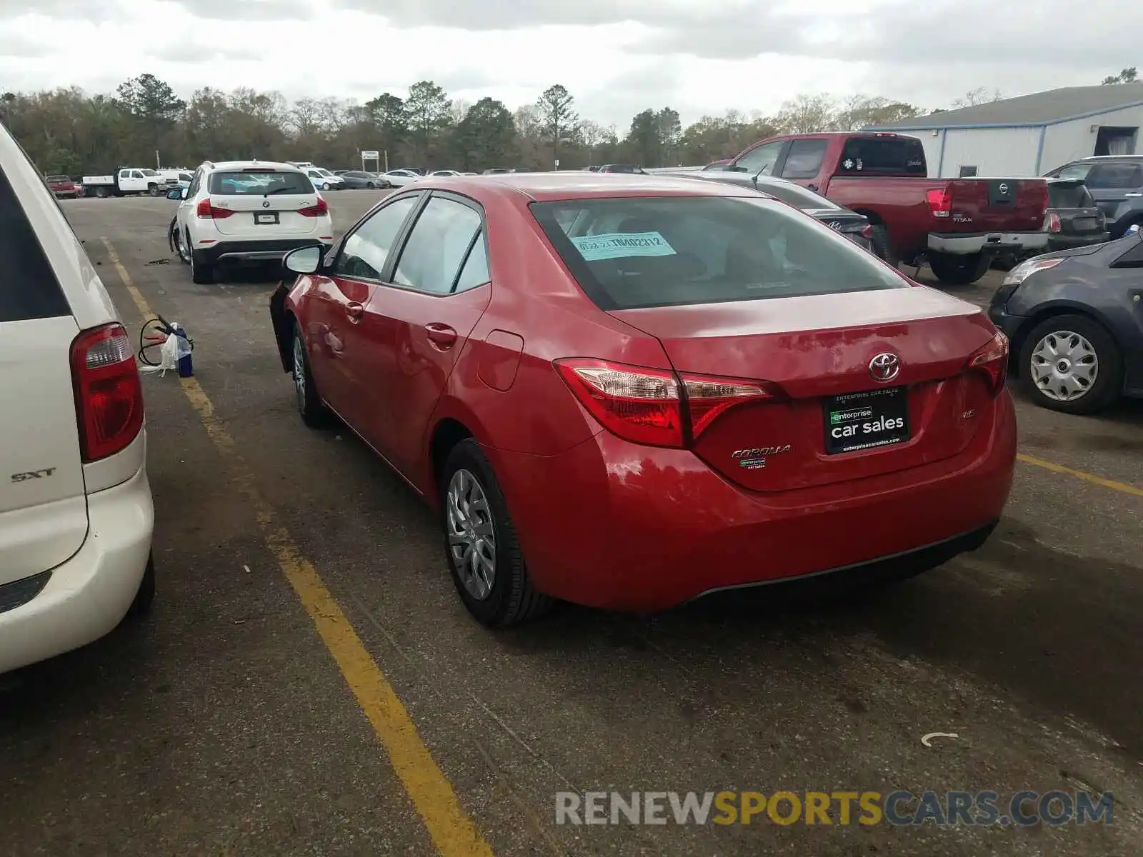 3 Photograph of a damaged car 2T1BURHE1KC146658 TOYOTA COROLLA 2019