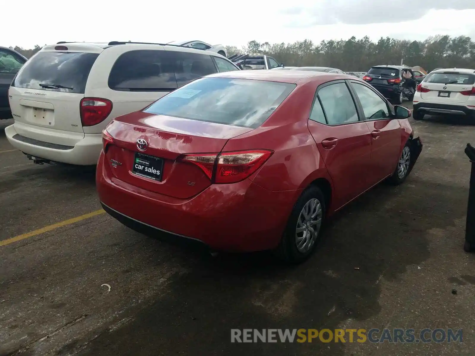 4 Photograph of a damaged car 2T1BURHE1KC146658 TOYOTA COROLLA 2019