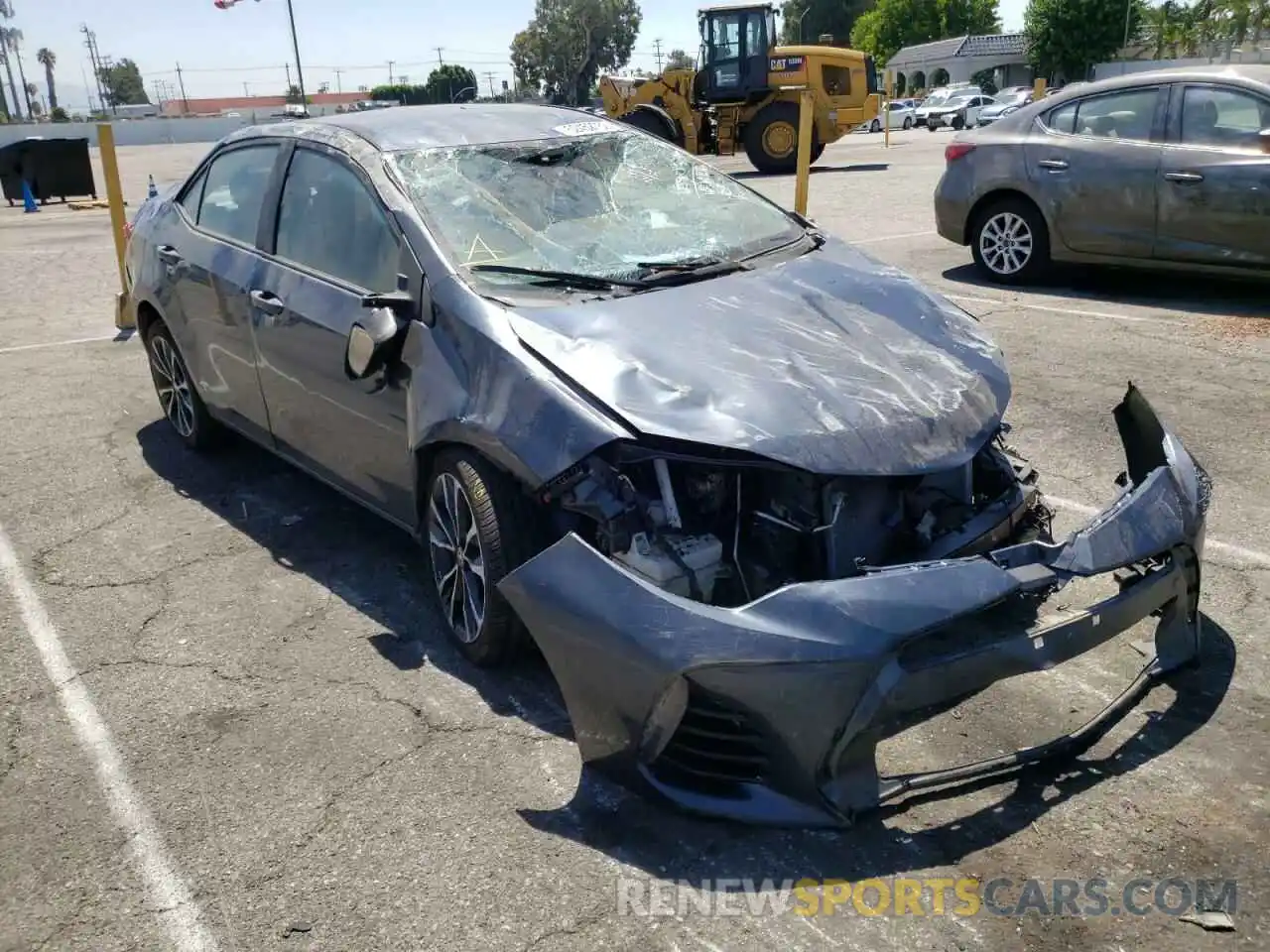 1 Photograph of a damaged car 2T1BURHE1KC146885 TOYOTA COROLLA 2019