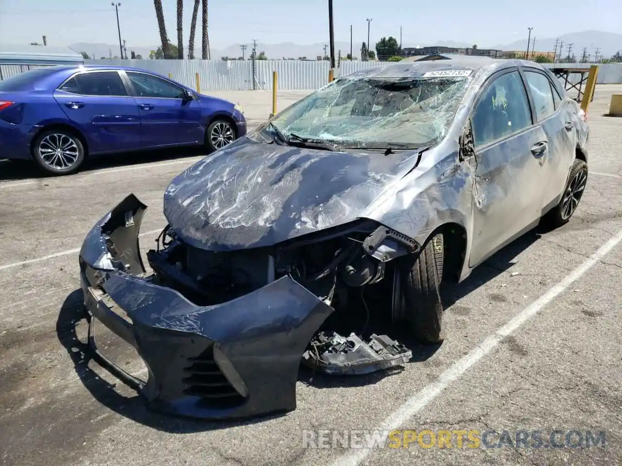 2 Photograph of a damaged car 2T1BURHE1KC146885 TOYOTA COROLLA 2019