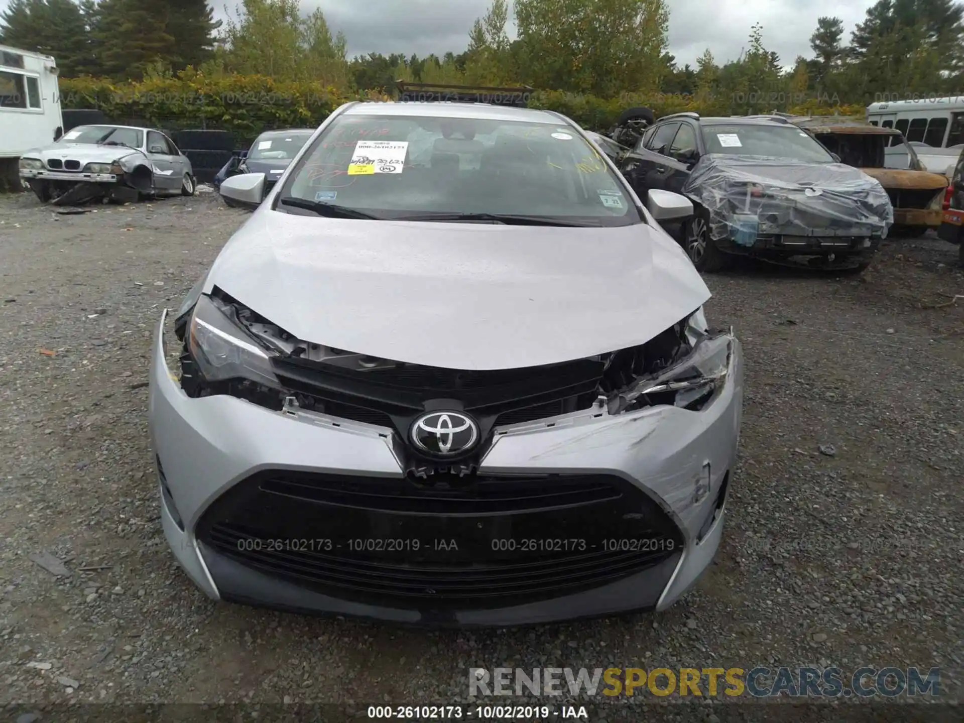 6 Photograph of a damaged car 2T1BURHE1KC147616 TOYOTA COROLLA 2019