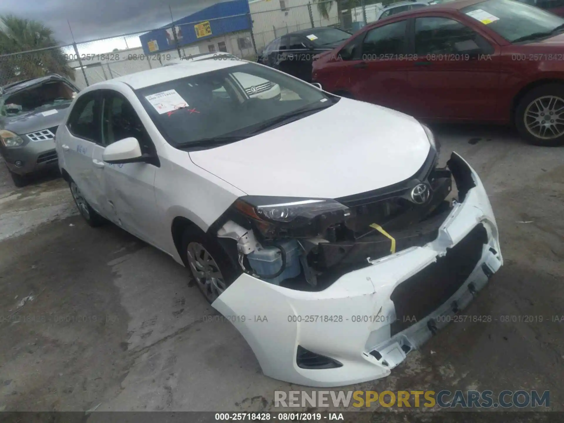 1 Photograph of a damaged car 2T1BURHE1KC147664 TOYOTA COROLLA 2019