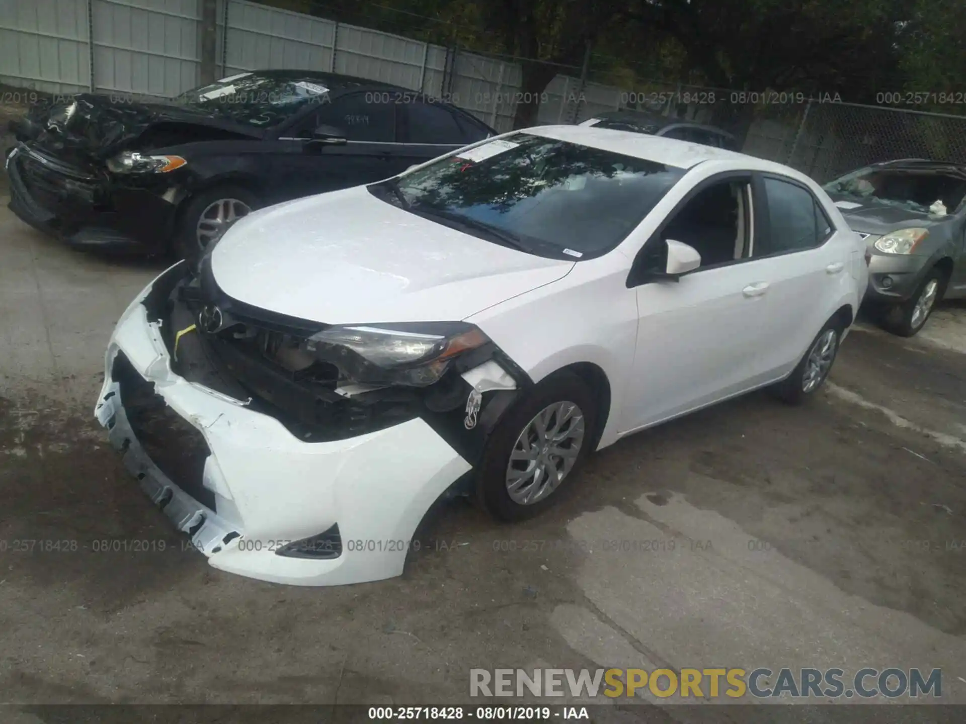 2 Photograph of a damaged car 2T1BURHE1KC147664 TOYOTA COROLLA 2019