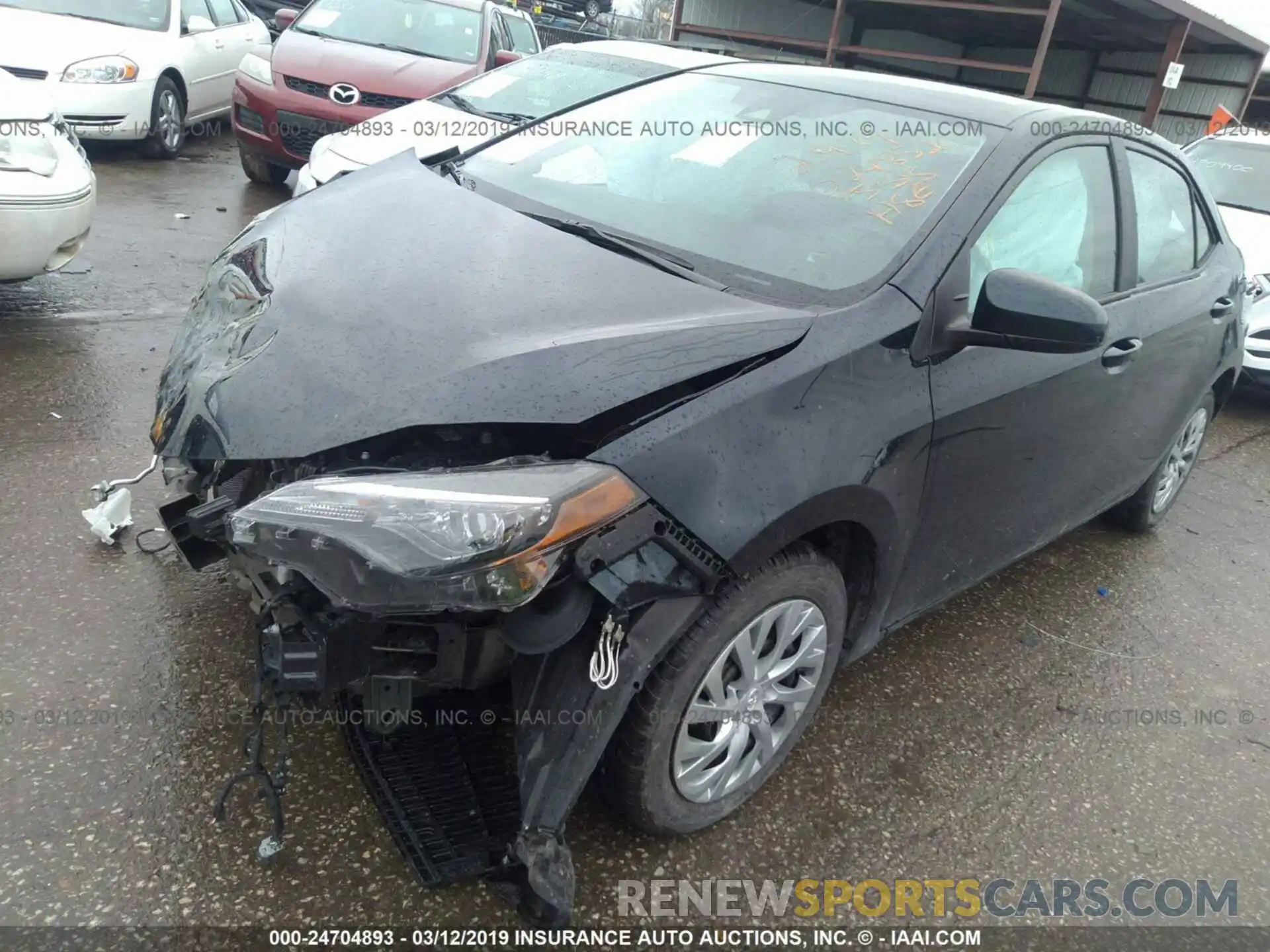 2 Photograph of a damaged car 2T1BURHE1KC147678 TOYOTA COROLLA 2019