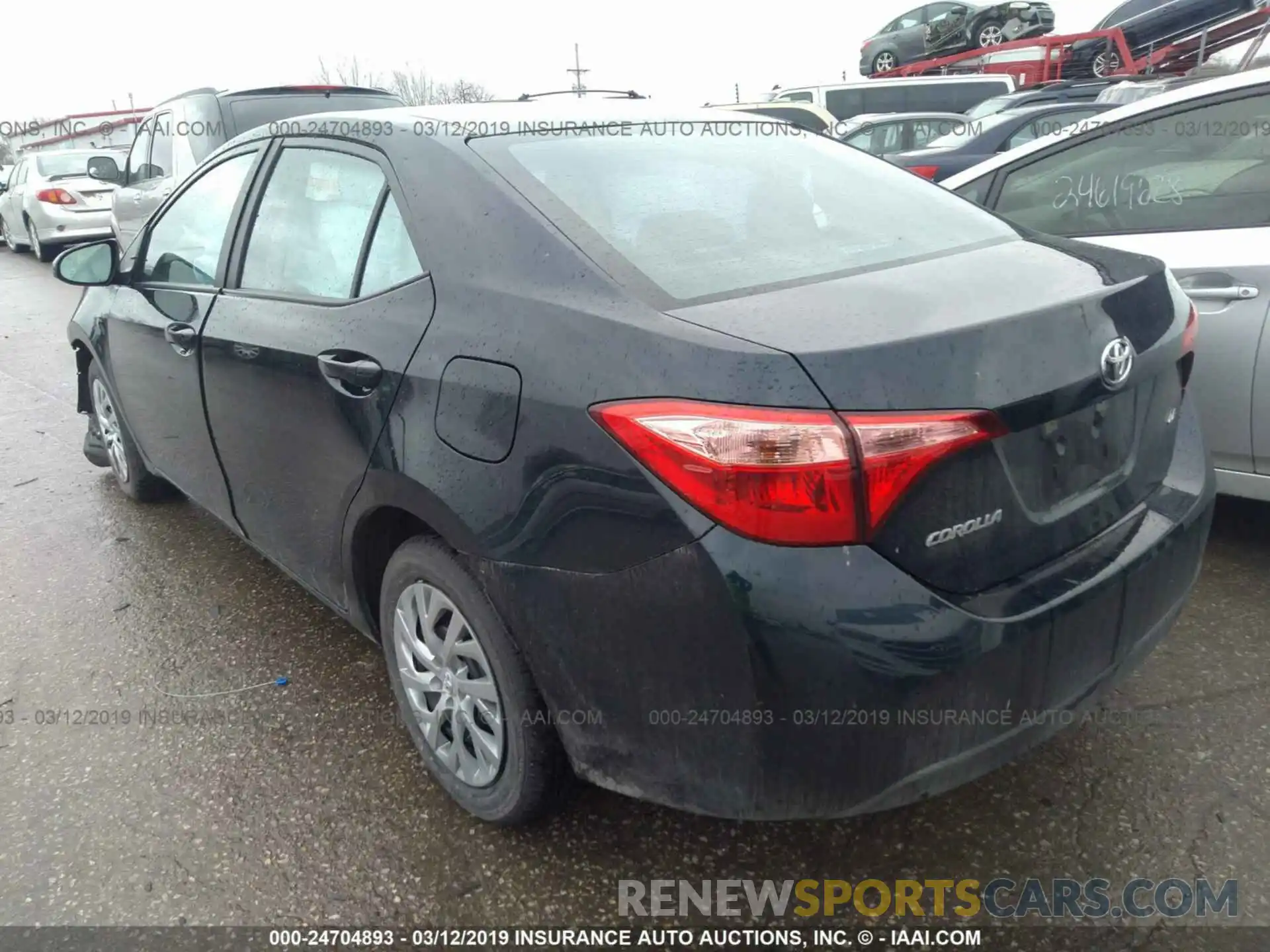 3 Photograph of a damaged car 2T1BURHE1KC147678 TOYOTA COROLLA 2019