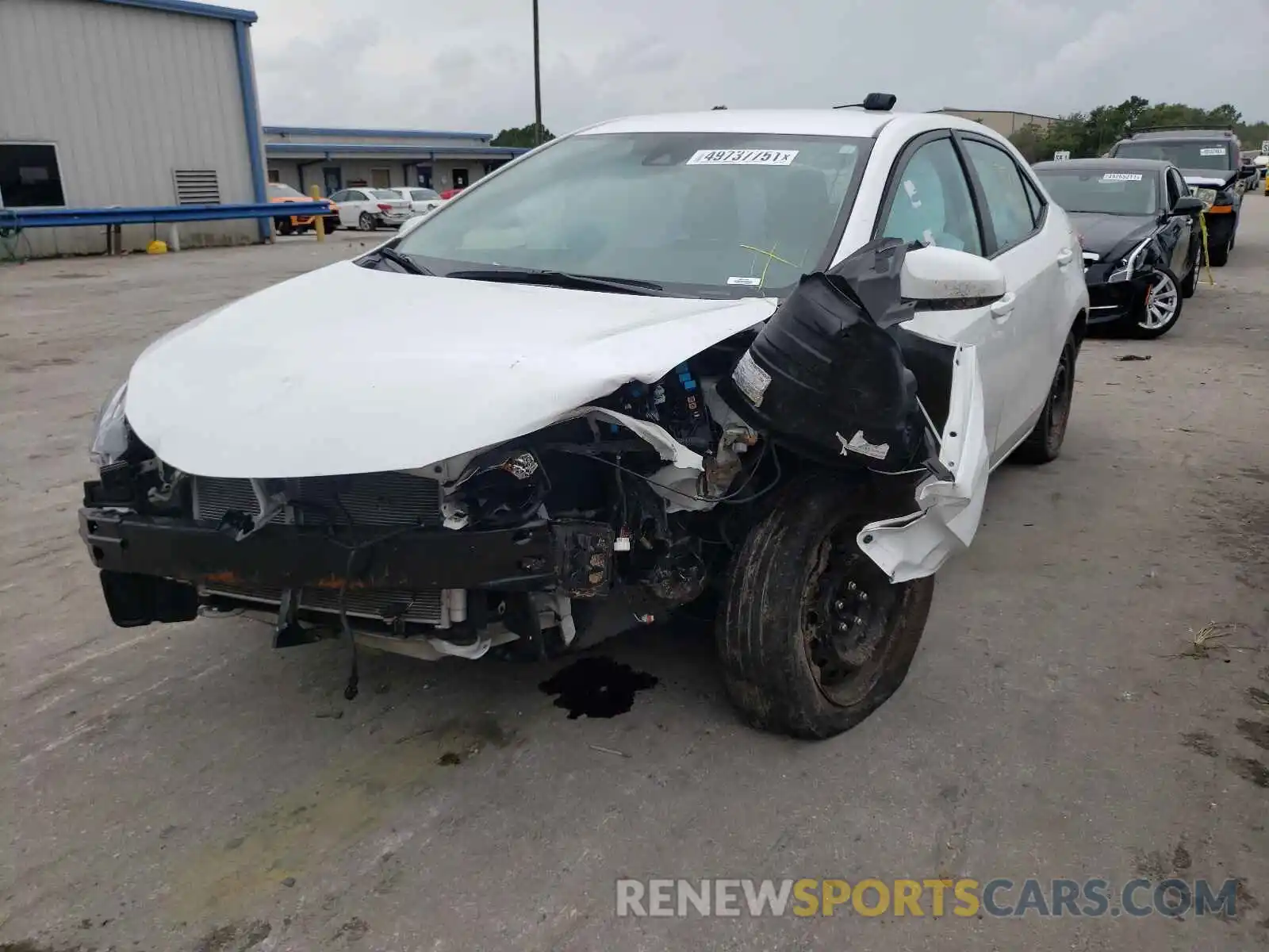 2 Photograph of a damaged car 2T1BURHE1KC149186 TOYOTA COROLLA 2019