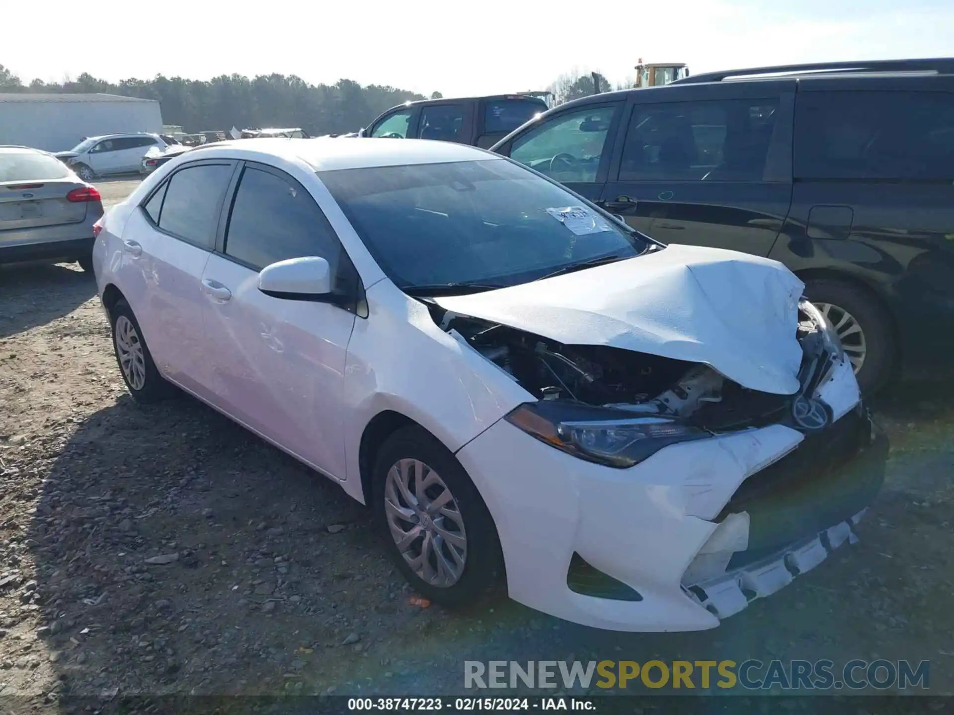 1 Photograph of a damaged car 2T1BURHE1KC149379 TOYOTA COROLLA 2019