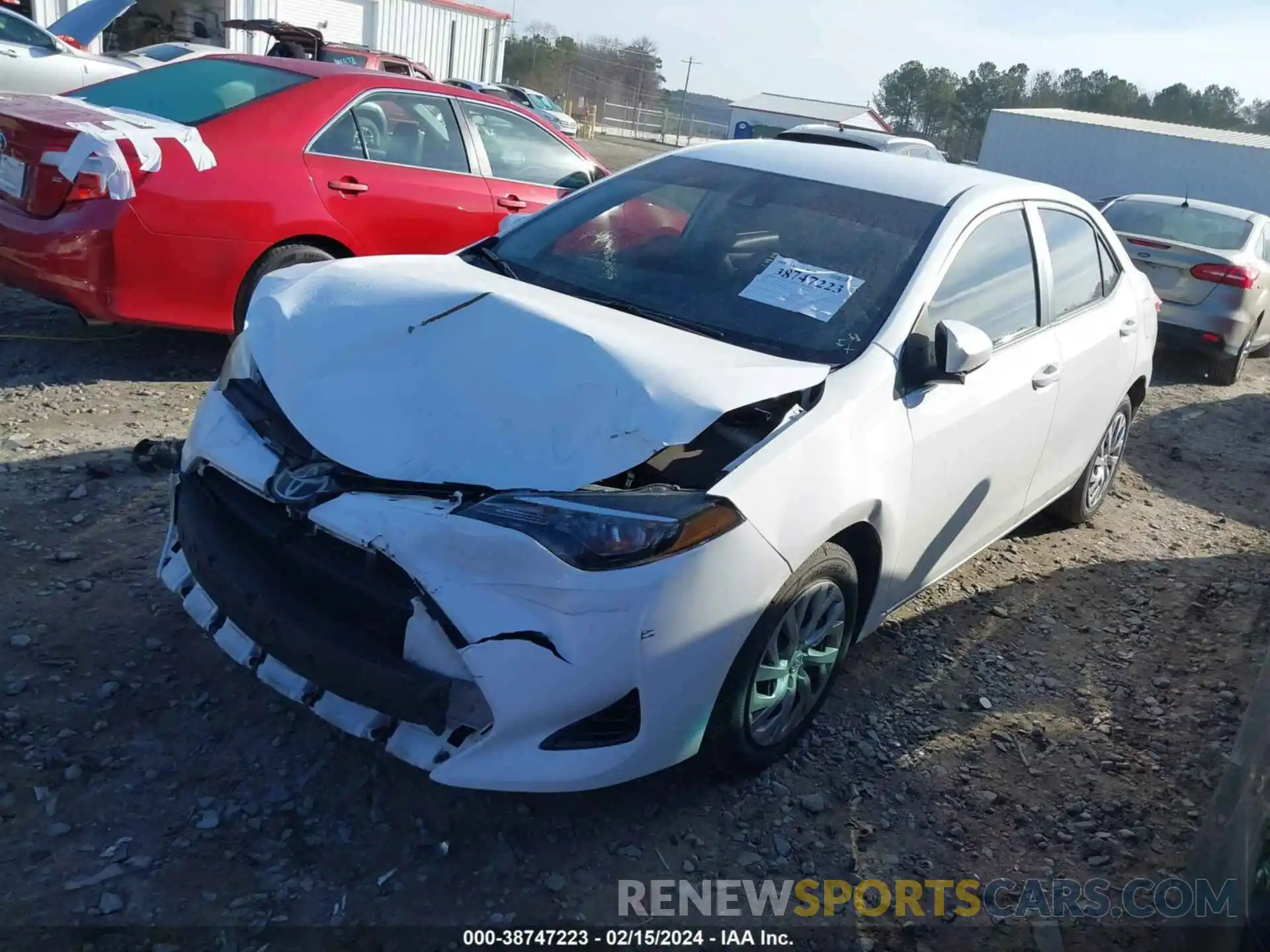 2 Photograph of a damaged car 2T1BURHE1KC149379 TOYOTA COROLLA 2019