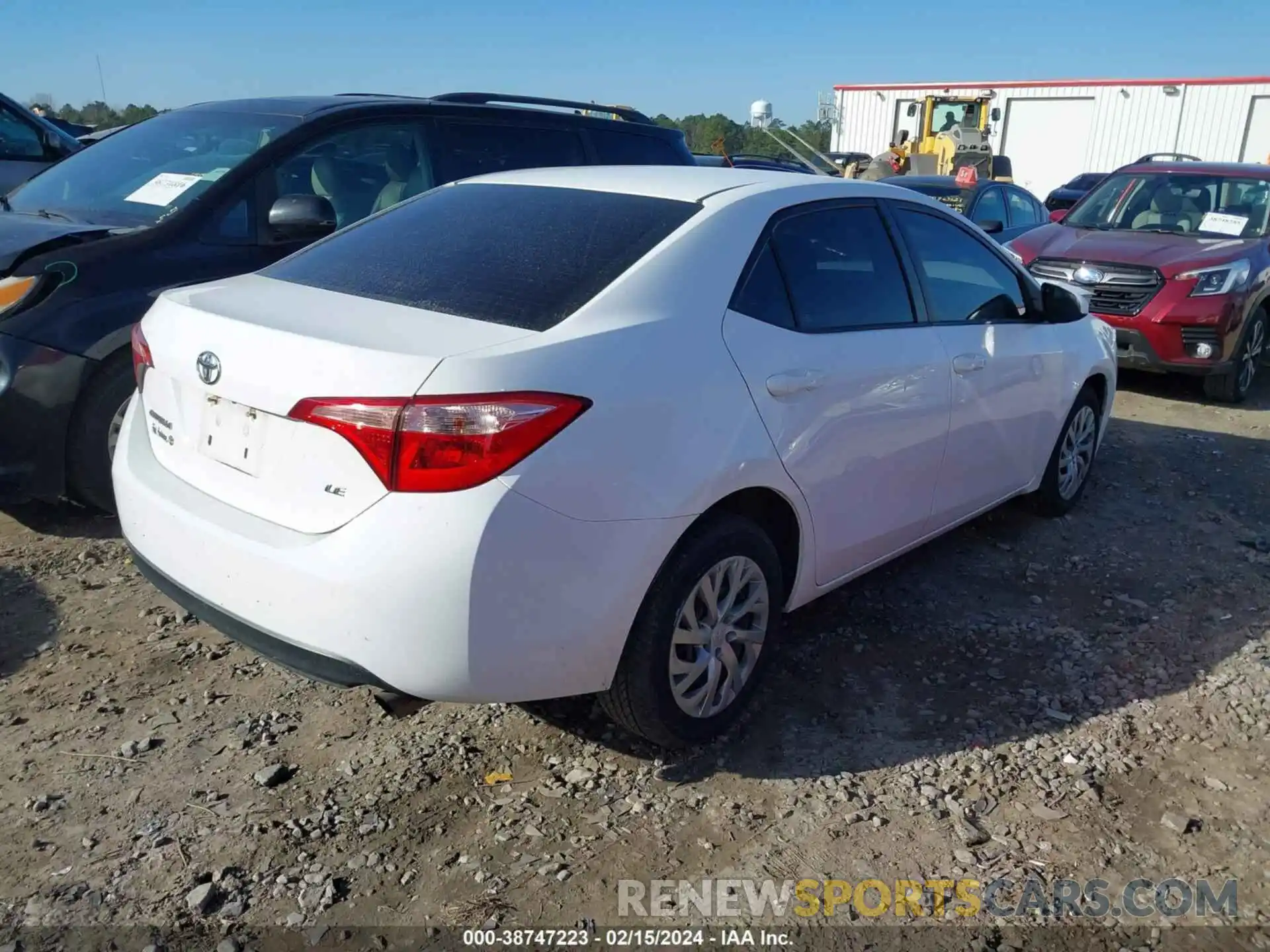 4 Photograph of a damaged car 2T1BURHE1KC149379 TOYOTA COROLLA 2019