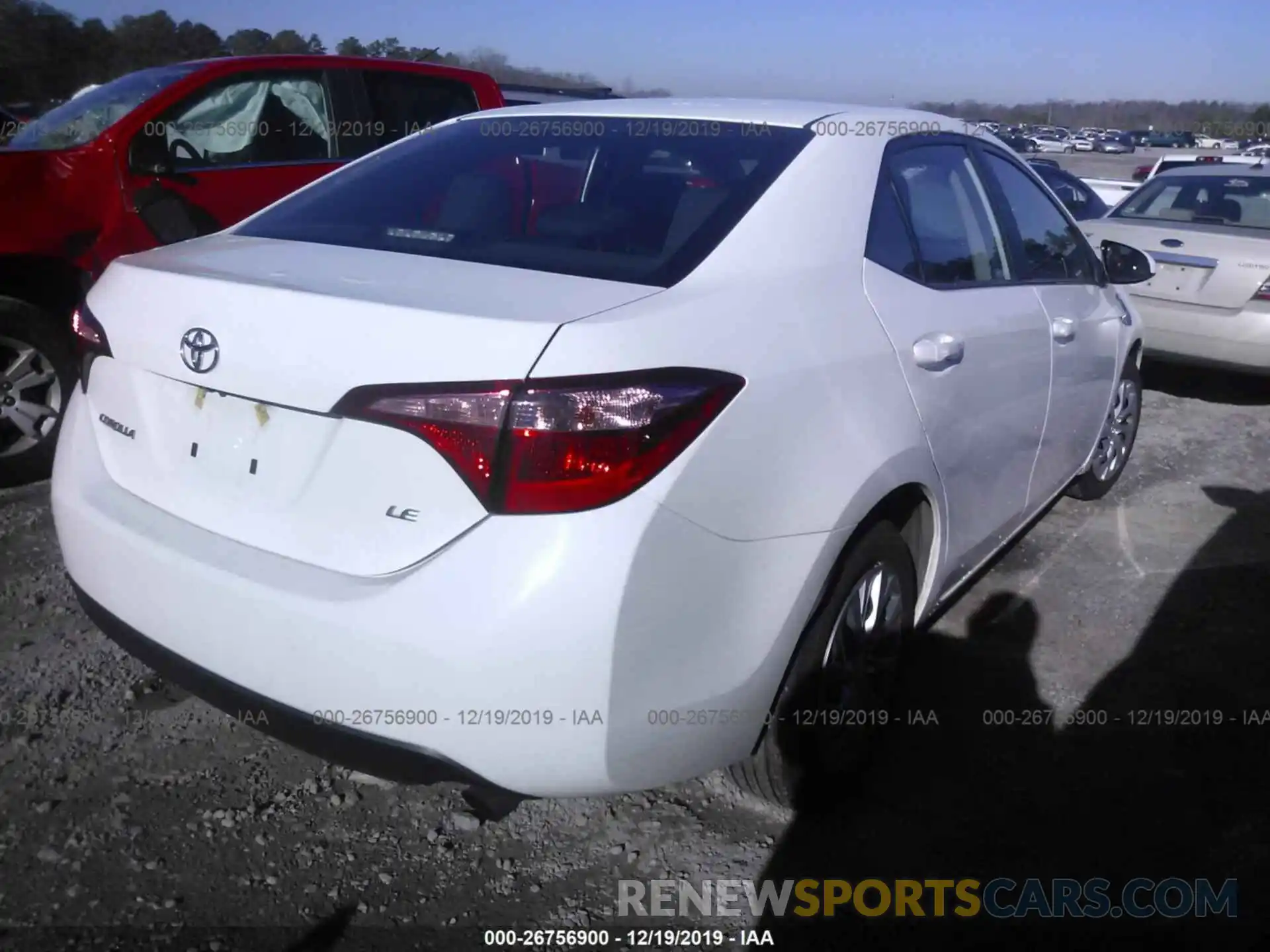 4 Photograph of a damaged car 2T1BURHE1KC149754 TOYOTA COROLLA 2019