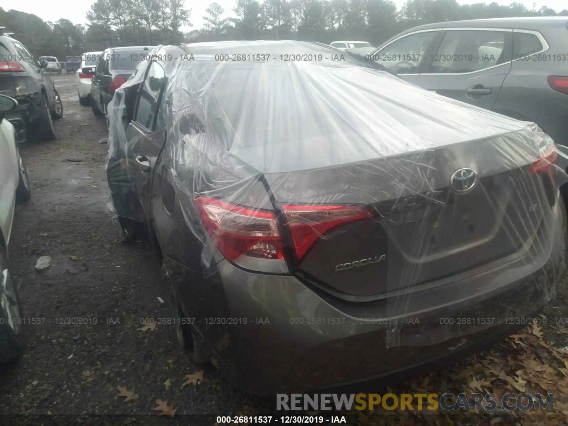 3 Photograph of a damaged car 2T1BURHE1KC149852 TOYOTA COROLLA 2019