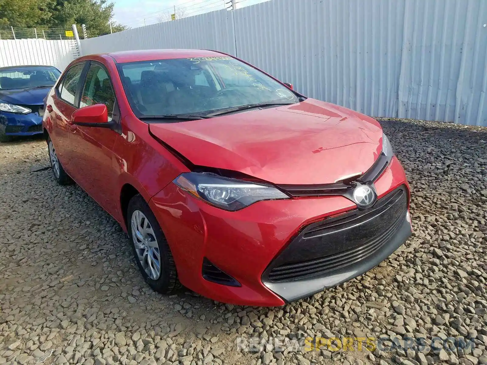 1 Photograph of a damaged car 2T1BURHE1KC150340 TOYOTA COROLLA 2019