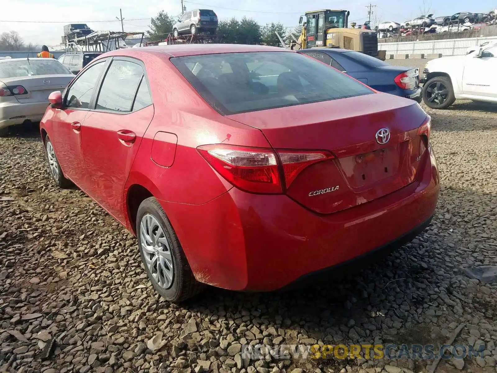 3 Photograph of a damaged car 2T1BURHE1KC150340 TOYOTA COROLLA 2019