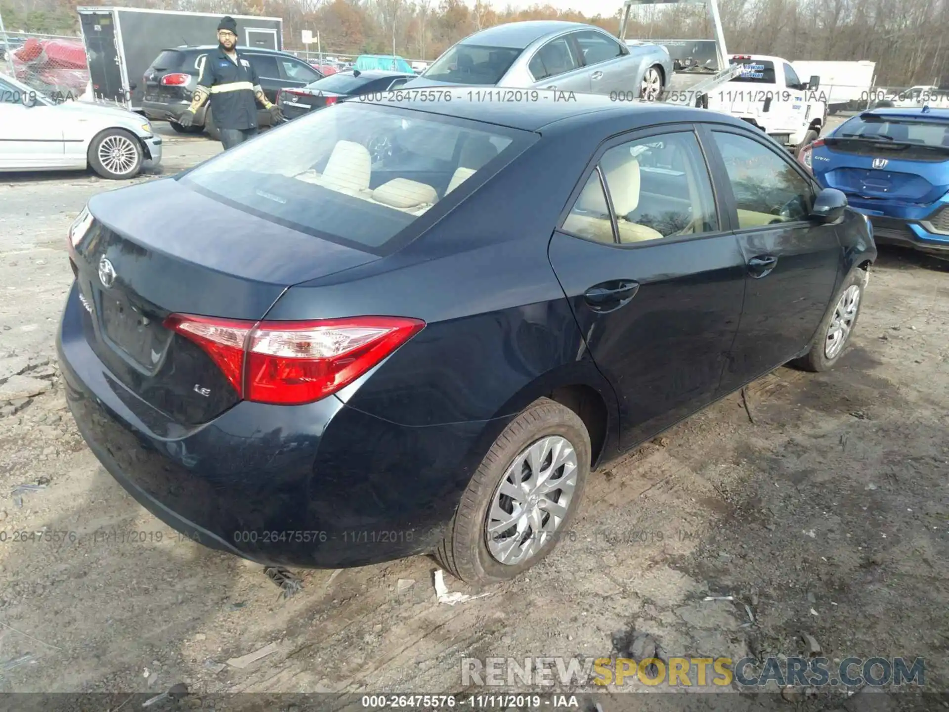 4 Фотография поврежденного автомобиля 2T1BURHE1KC150502 TOYOTA COROLLA 2019