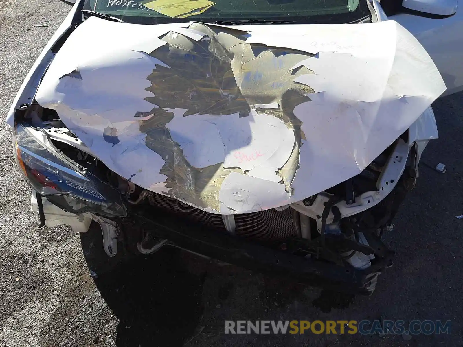 7 Photograph of a damaged car 2T1BURHE1KC150550 TOYOTA COROLLA 2019