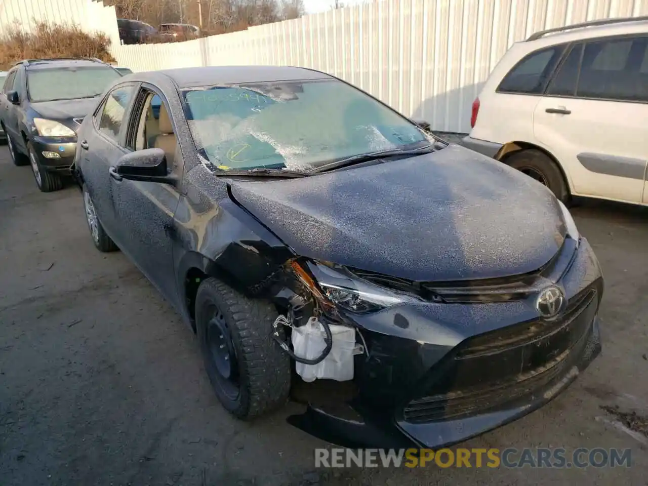 1 Photograph of a damaged car 2T1BURHE1KC151536 TOYOTA COROLLA 2019