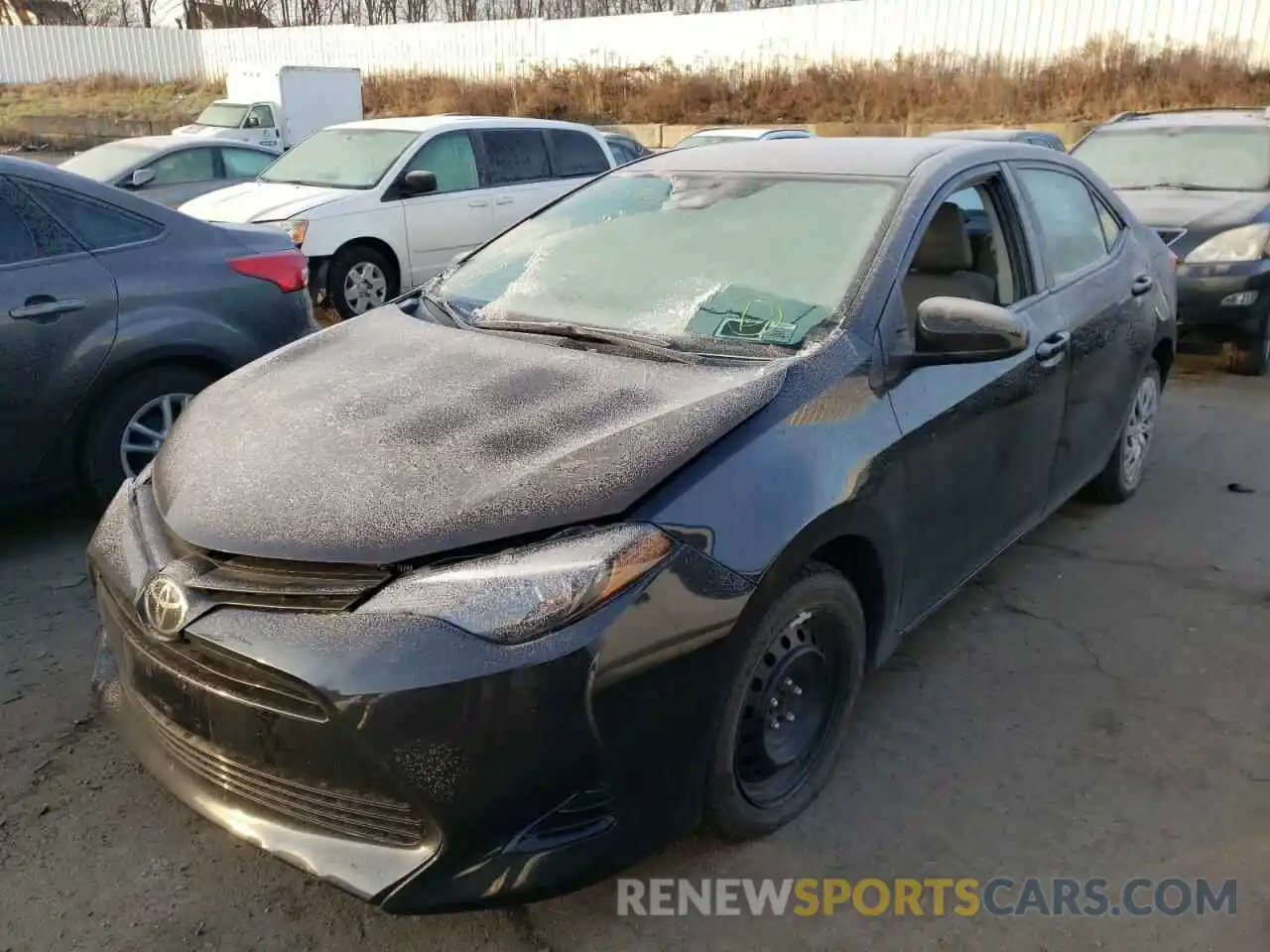 2 Photograph of a damaged car 2T1BURHE1KC151536 TOYOTA COROLLA 2019