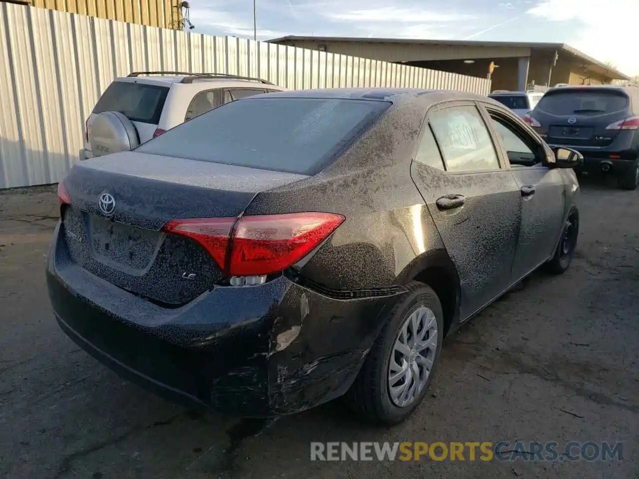 4 Photograph of a damaged car 2T1BURHE1KC151536 TOYOTA COROLLA 2019