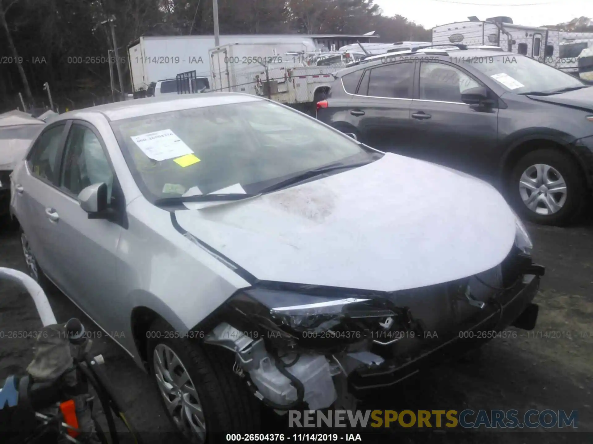 1 Photograph of a damaged car 2T1BURHE1KC151567 TOYOTA COROLLA 2019