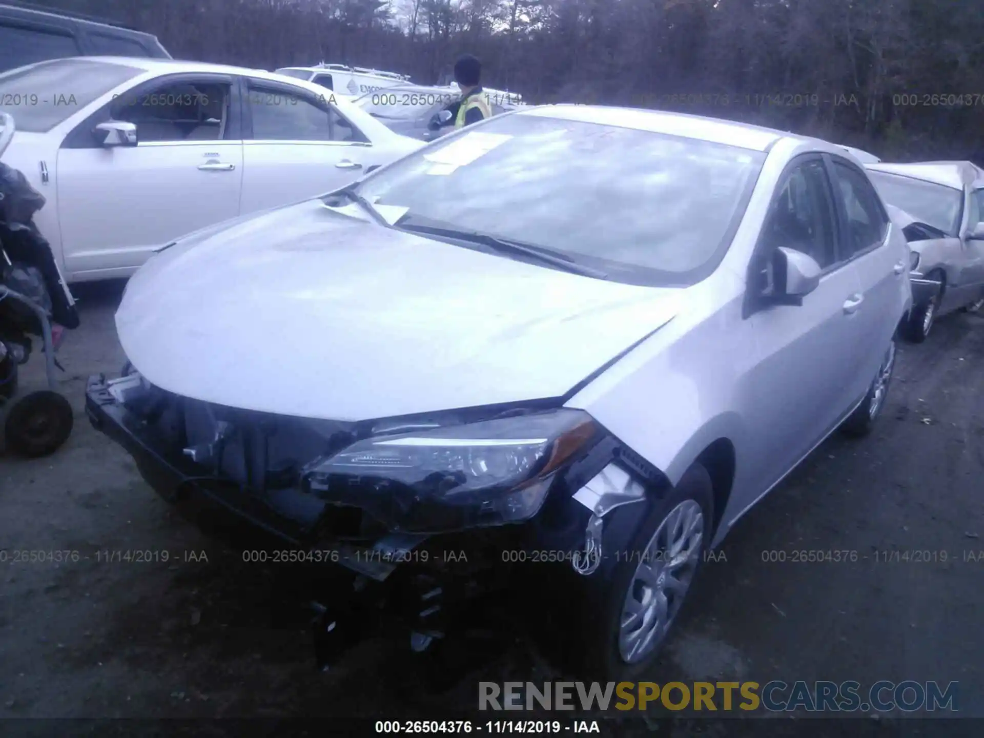 2 Photograph of a damaged car 2T1BURHE1KC151567 TOYOTA COROLLA 2019