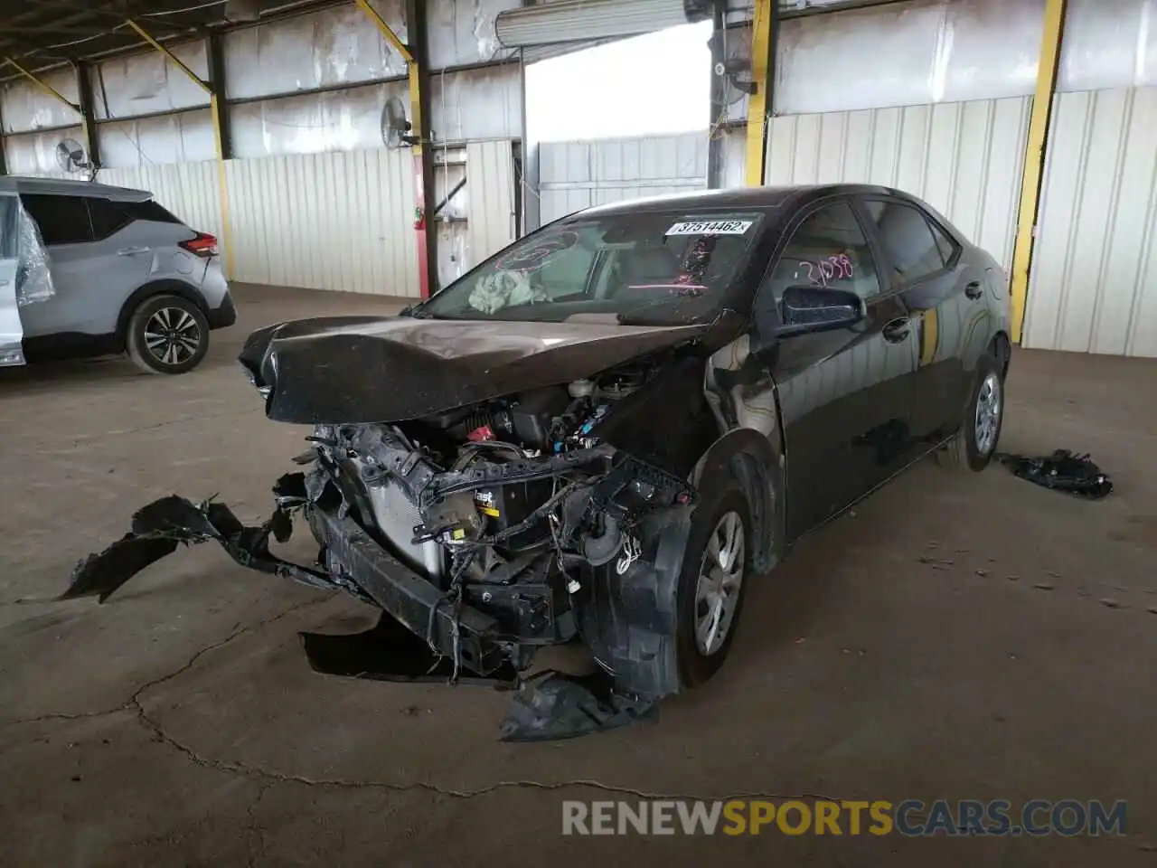 2 Photograph of a damaged car 2T1BURHE1KC151584 TOYOTA COROLLA 2019