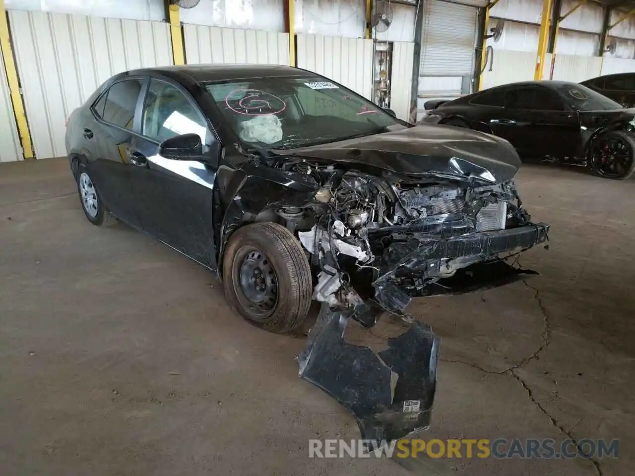 9 Photograph of a damaged car 2T1BURHE1KC151584 TOYOTA COROLLA 2019