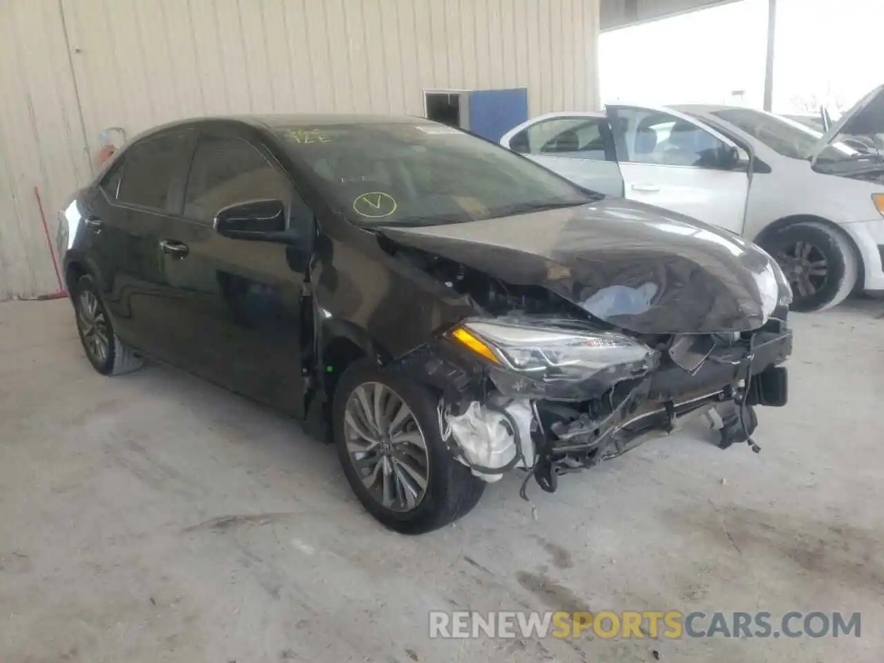 1 Photograph of a damaged car 2T1BURHE1KC151682 TOYOTA COROLLA 2019