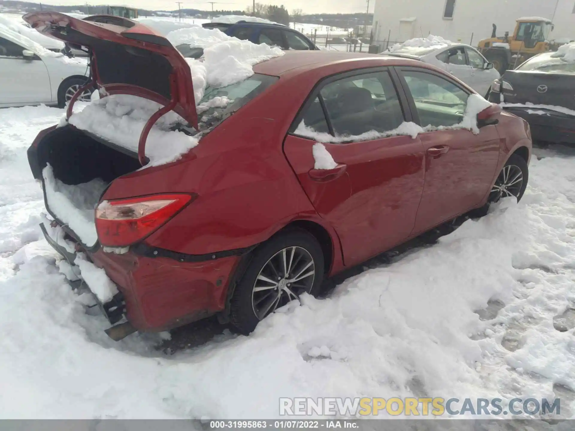 4 Photograph of a damaged car 2T1BURHE1KC151777 TOYOTA COROLLA 2019