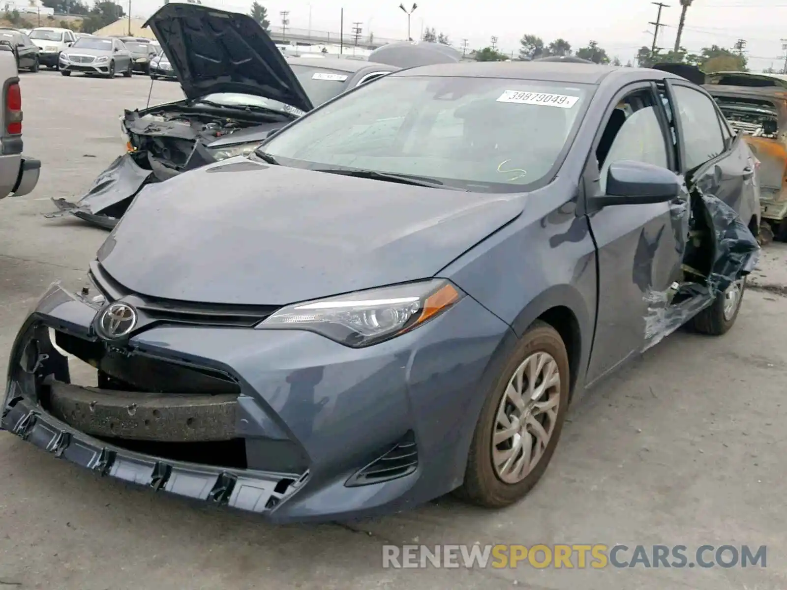 2 Photograph of a damaged car 2T1BURHE1KC152153 TOYOTA COROLLA 2019