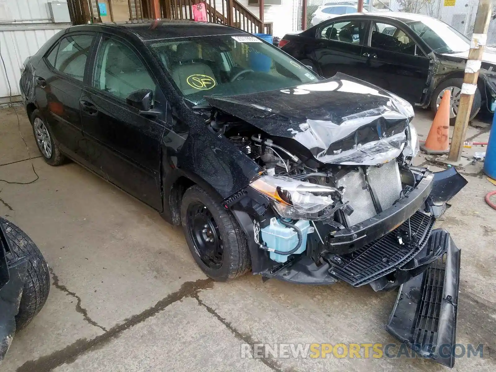 1 Photograph of a damaged car 2T1BURHE1KC152234 TOYOTA COROLLA 2019